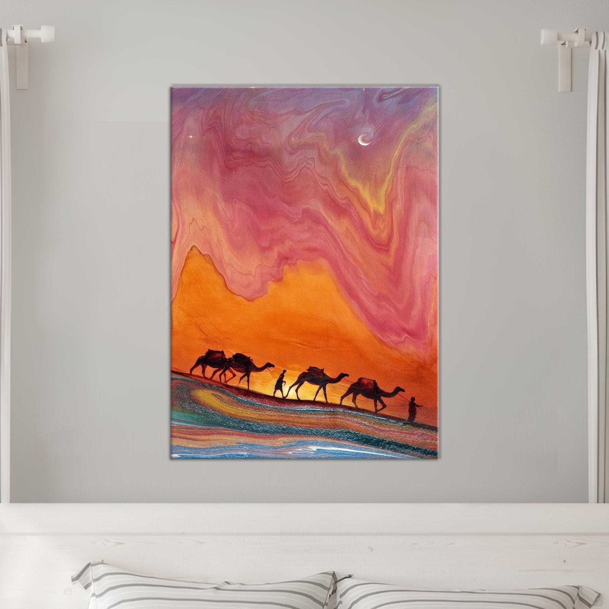 Islamic Art Artwork,Pink 3D Canvas,Orange Wall Art,Living Room Wall Art,Holiday Decor Art,3D Wall Art,Decor Canvas,Wall Art Prints,Canvas Wall Art,Gift For The Home,Bridesmaid Gifts,Handmade Gift,Large Wall Art,