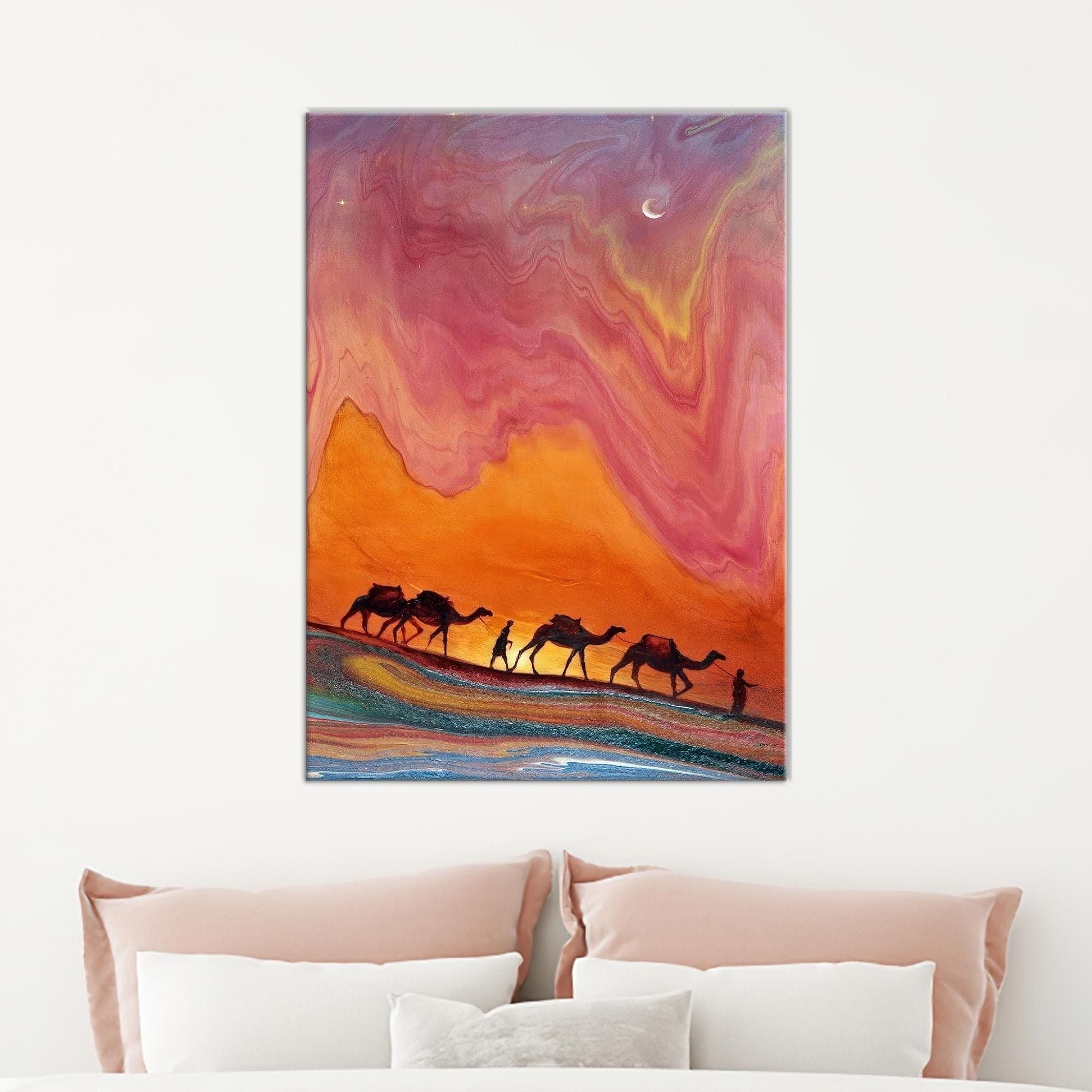 Islamic Art Artwork,Pink 3D Canvas,Orange Wall Art,Living Room Wall Art,Holiday Decor Art,3D Wall Art,Boho Wall Decor,Canvas Wall Art,Minimalist Wall Art,Framed Wall Art,Christmas Gifts,Personalized Gift,Christmas Decor Art,