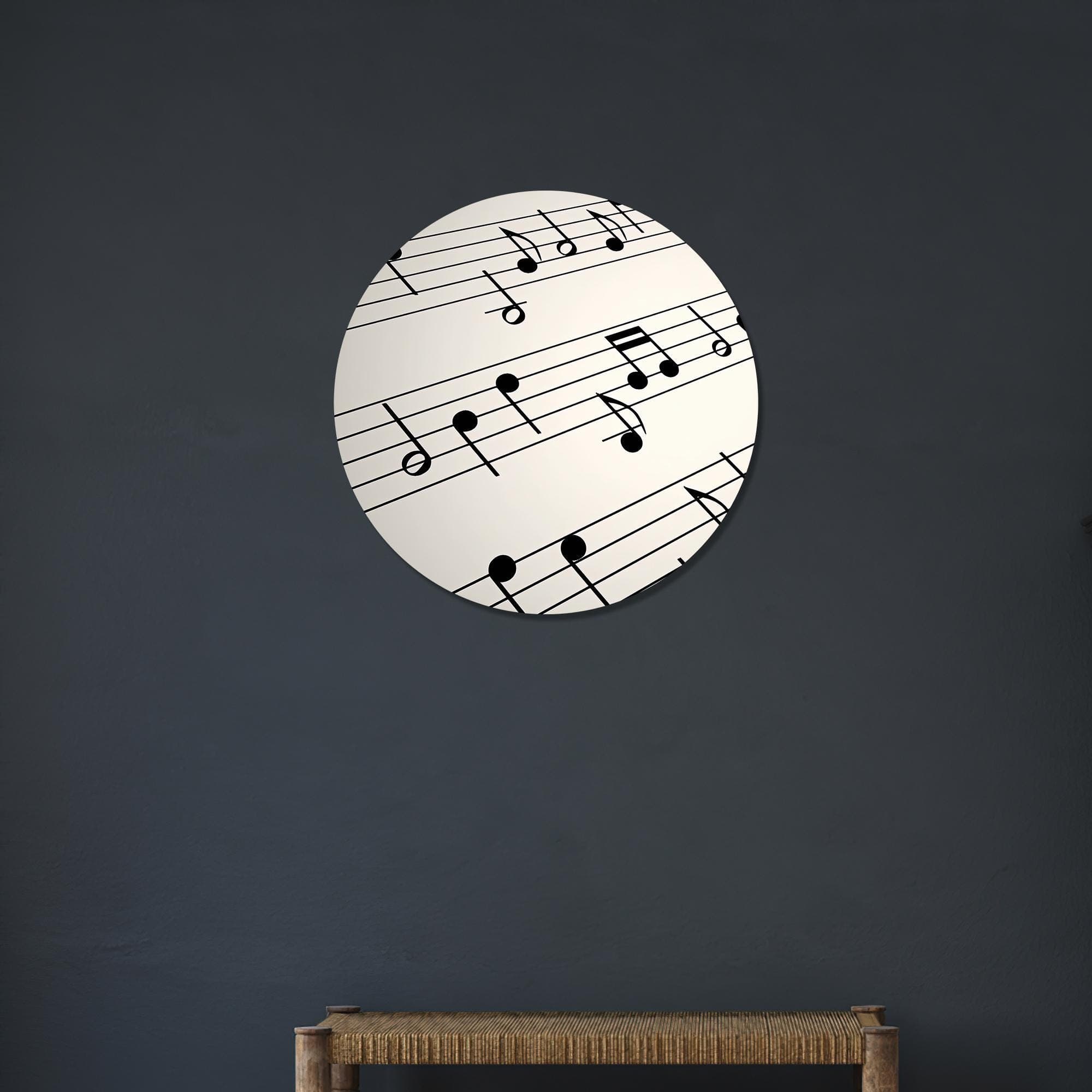 Music Notes Canvas Print: Tempered Glass Wall Art - image 5