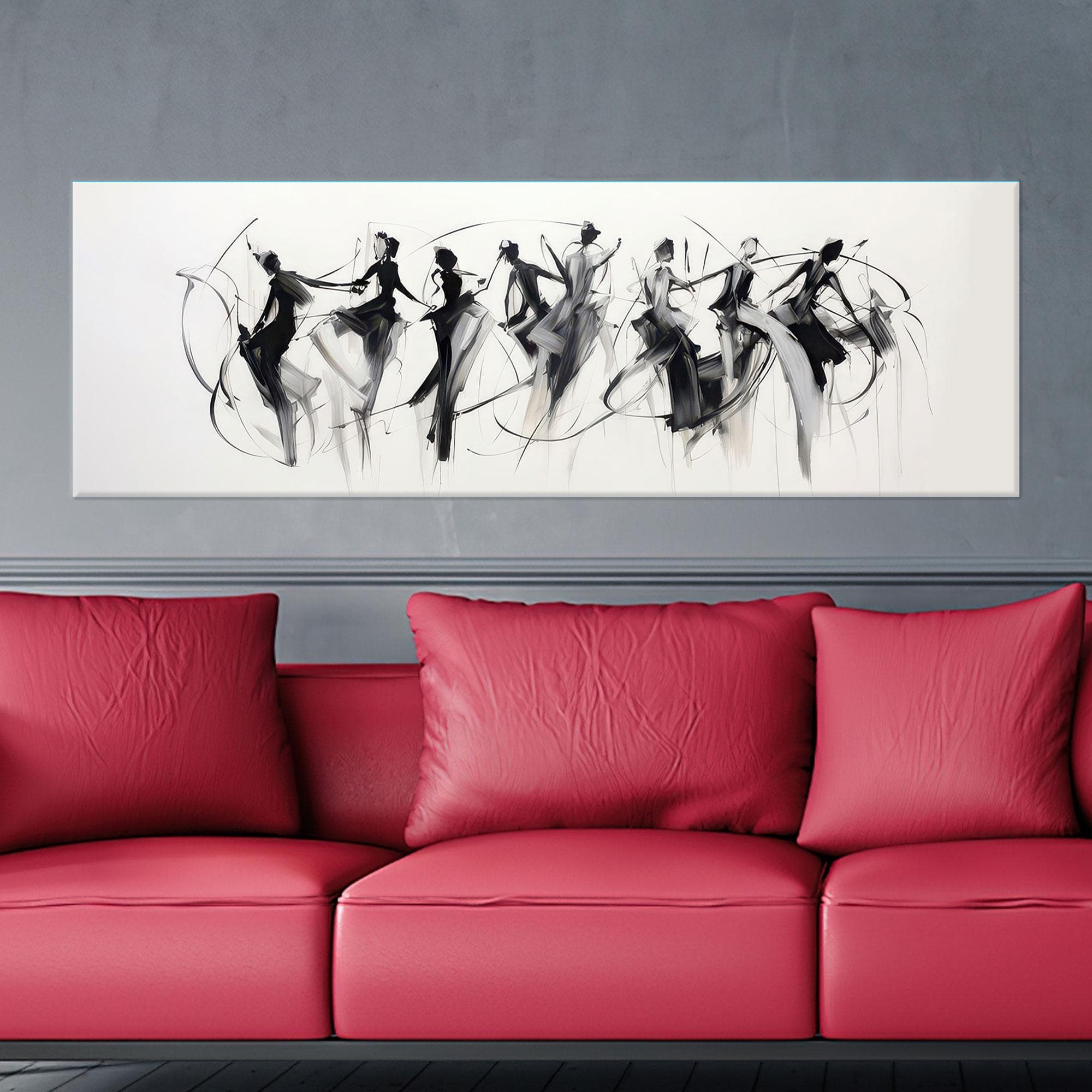 Moon Phases Canvas Art: Lunar Eclipse Wall Decor