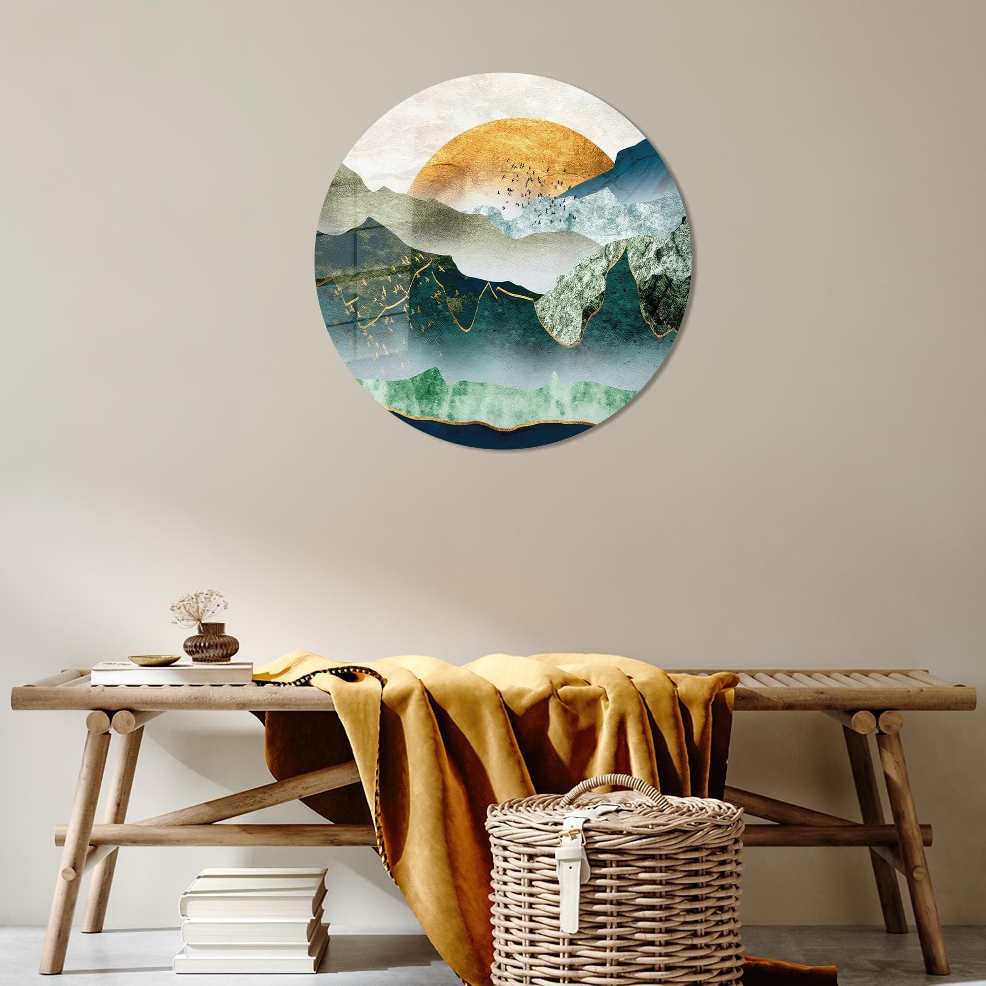 Blue Ridge Mountain Canvas Art: Abstract Landscape Wall Decor - image 5