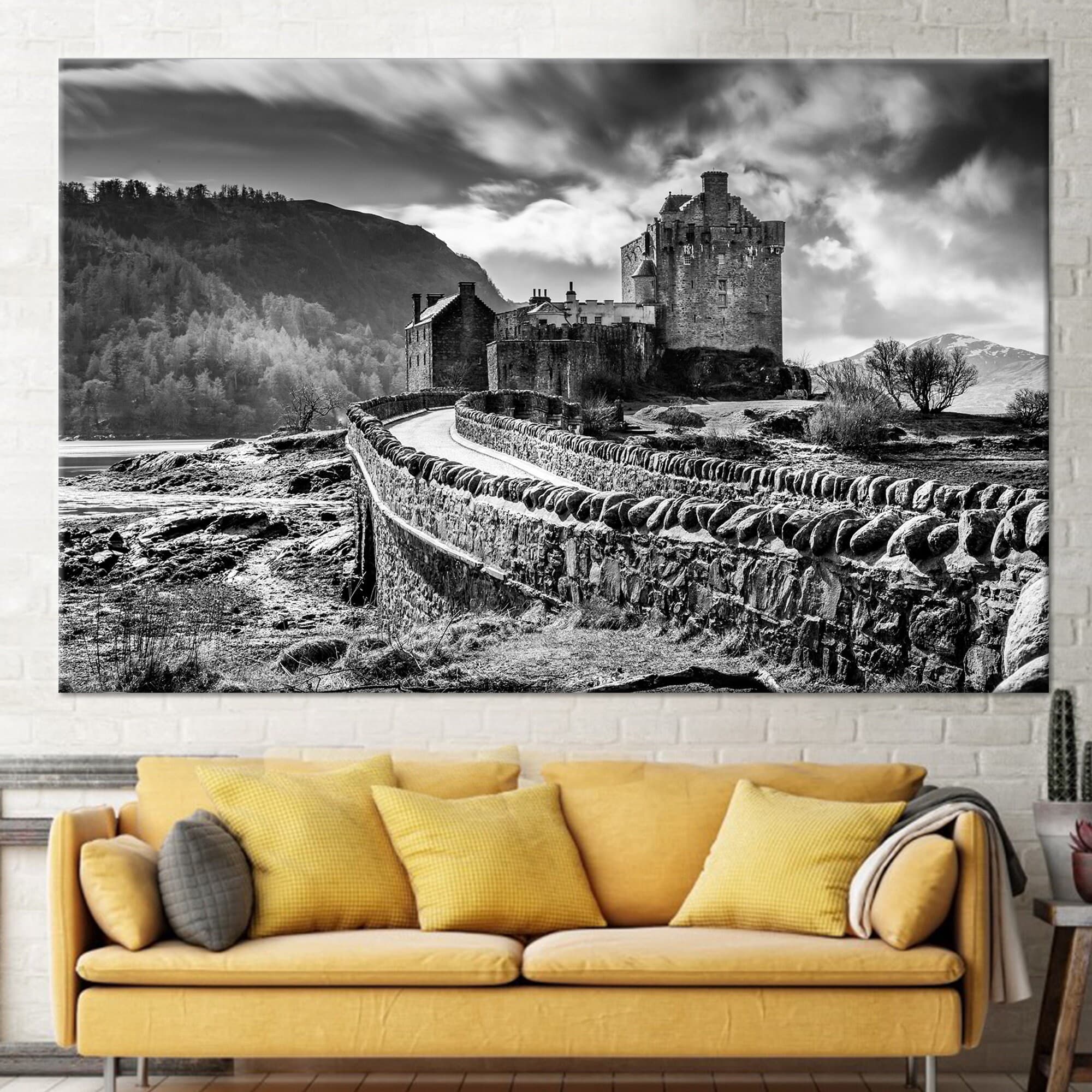 Eilean Donan Castle Canvas Print: Scottish Highlands Wall Art
