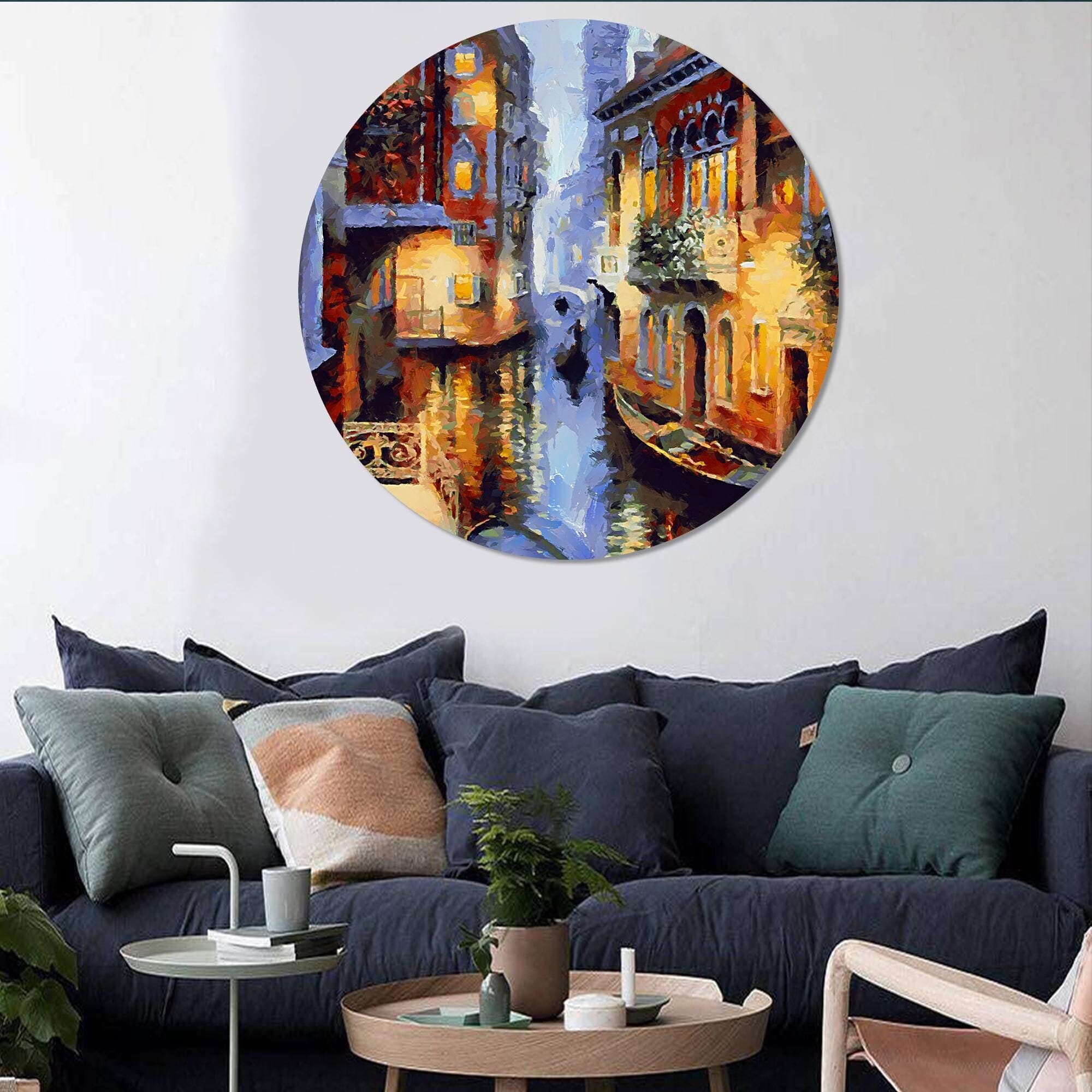 Venice Landscape Canvas Print: Abstract Italian Wall Art