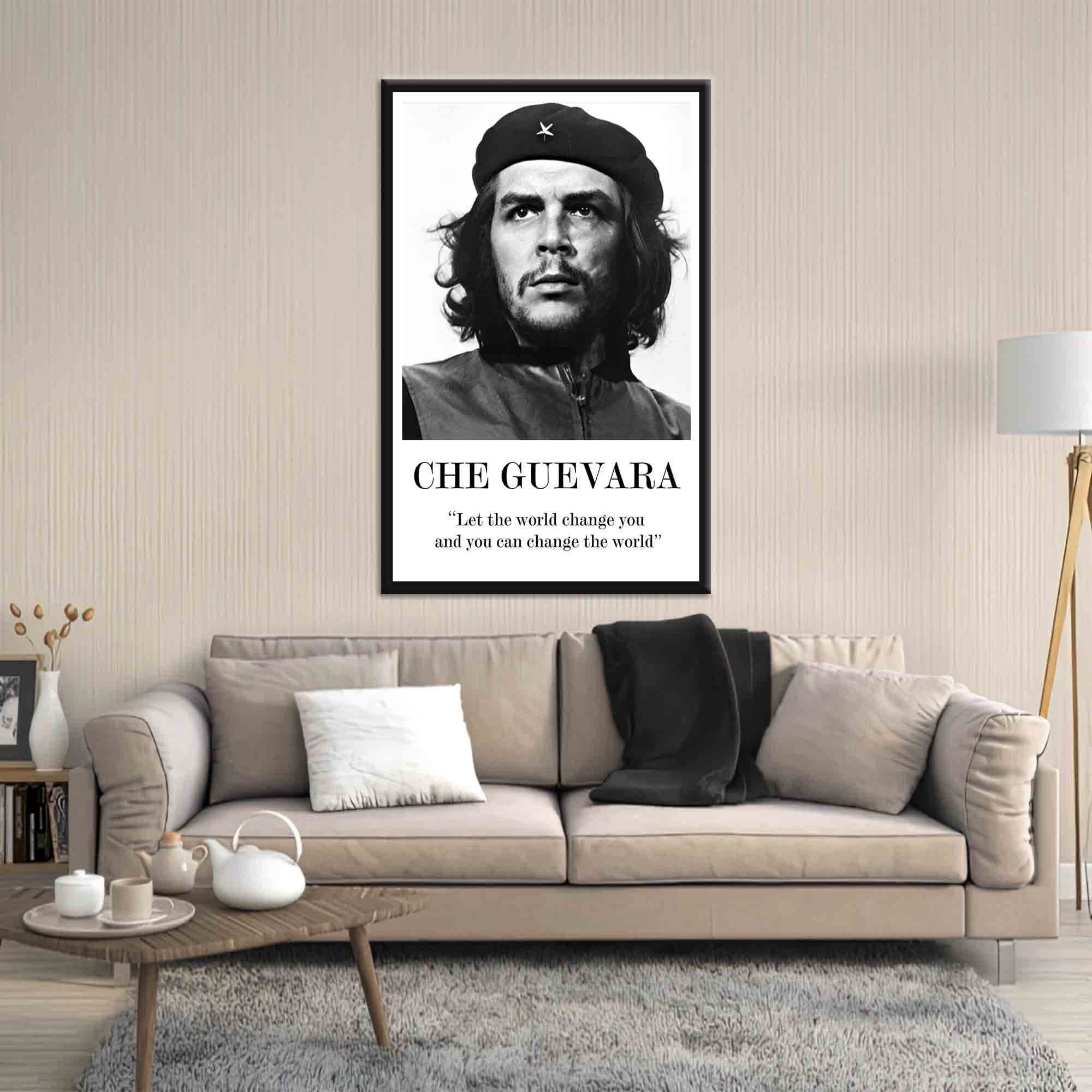 Che Guevara Canvas Art: Inspirational Quote Print