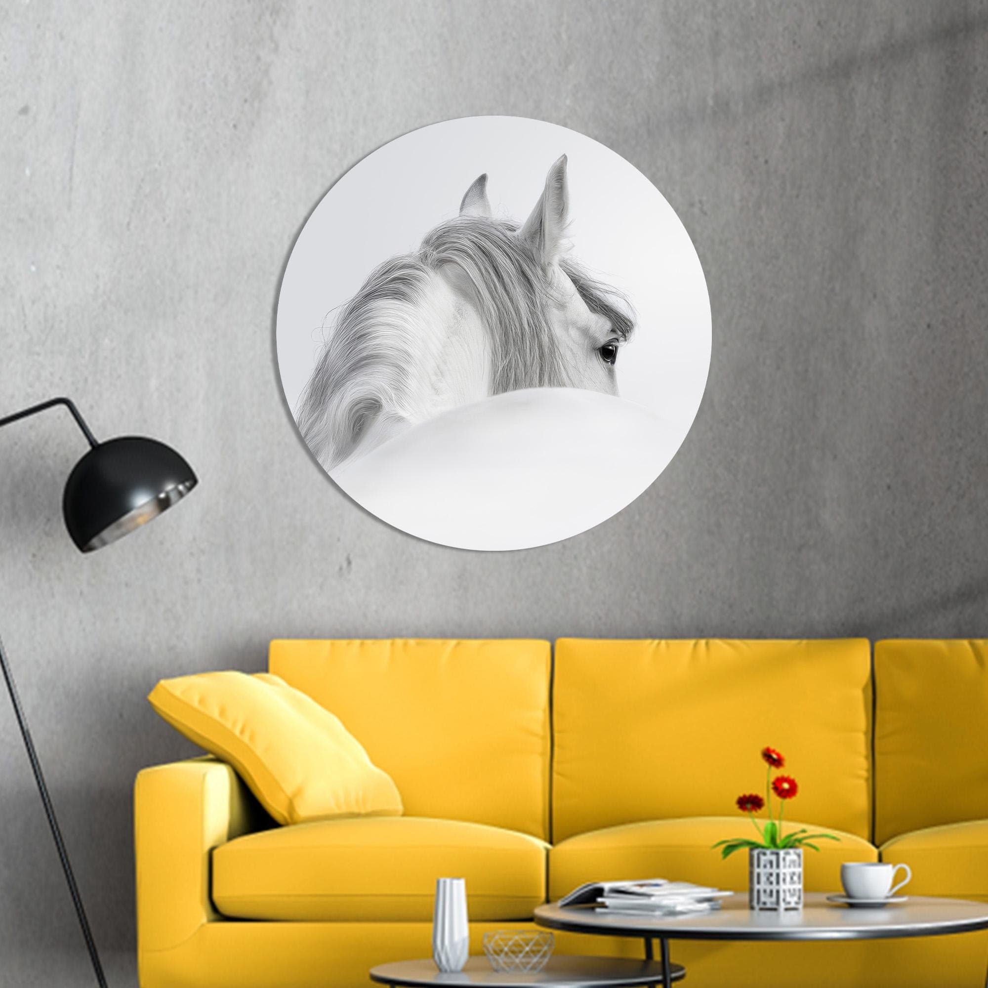 White Horse Canvas Print: Animal Wall Art, Horse Lover Gift - image 5