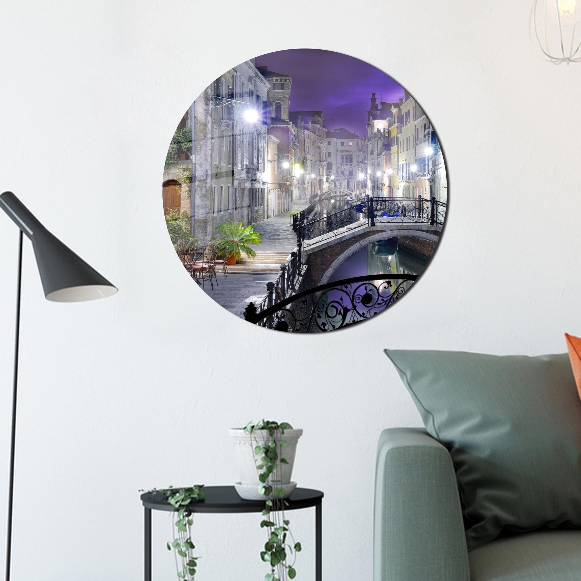 City View Wall Decor, City Landscape Tempered Glass, Landscape Art Decor, City Landscape Glass Decor, Personalized Gift For Him, Home Decor - image 4