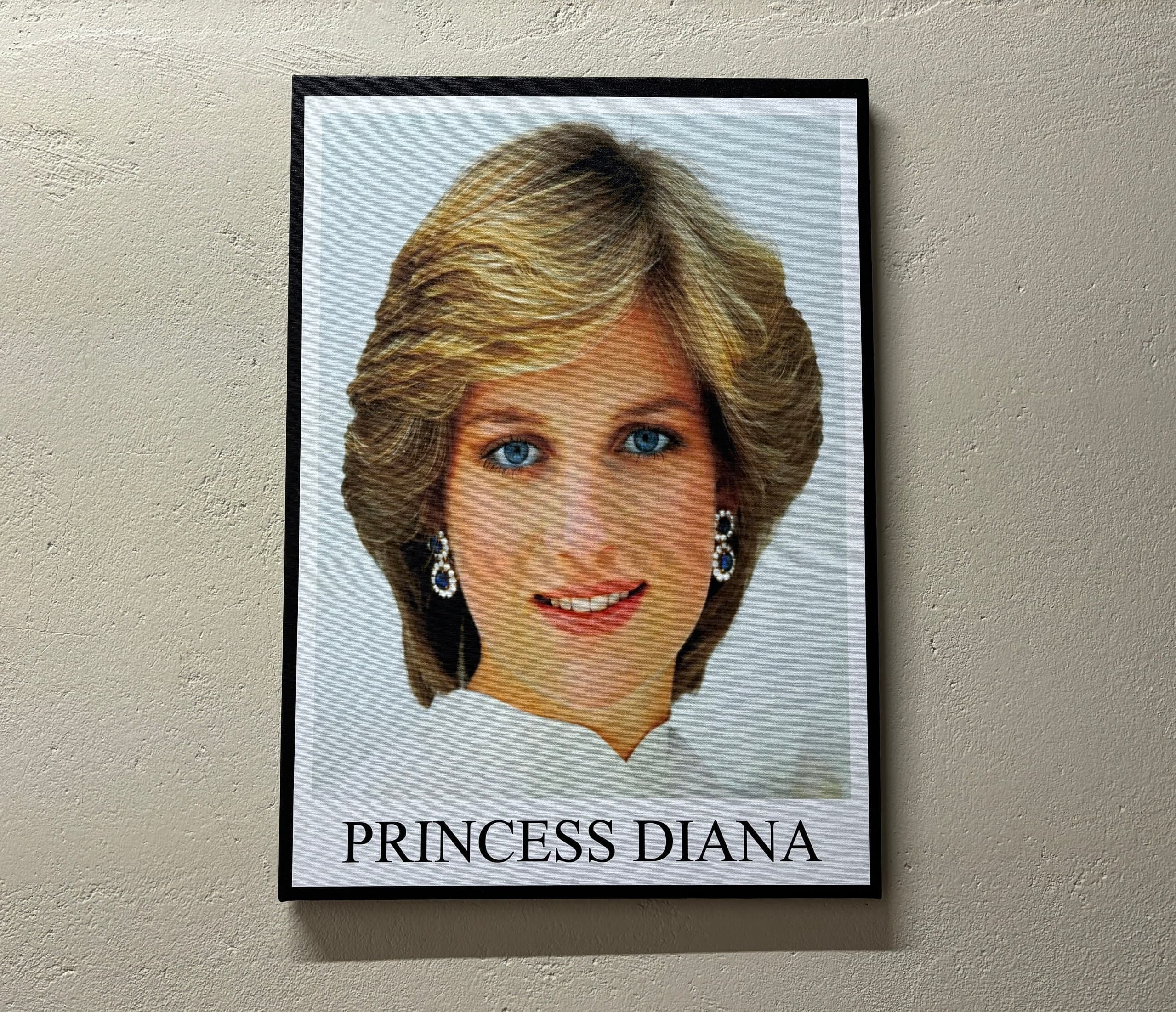 Princess Diana, Princess Diana Poster, Princess Diana Print, Princess Diana Canvas, Princess Diana Wall Art, Famous Wall Art, Famous Poster,