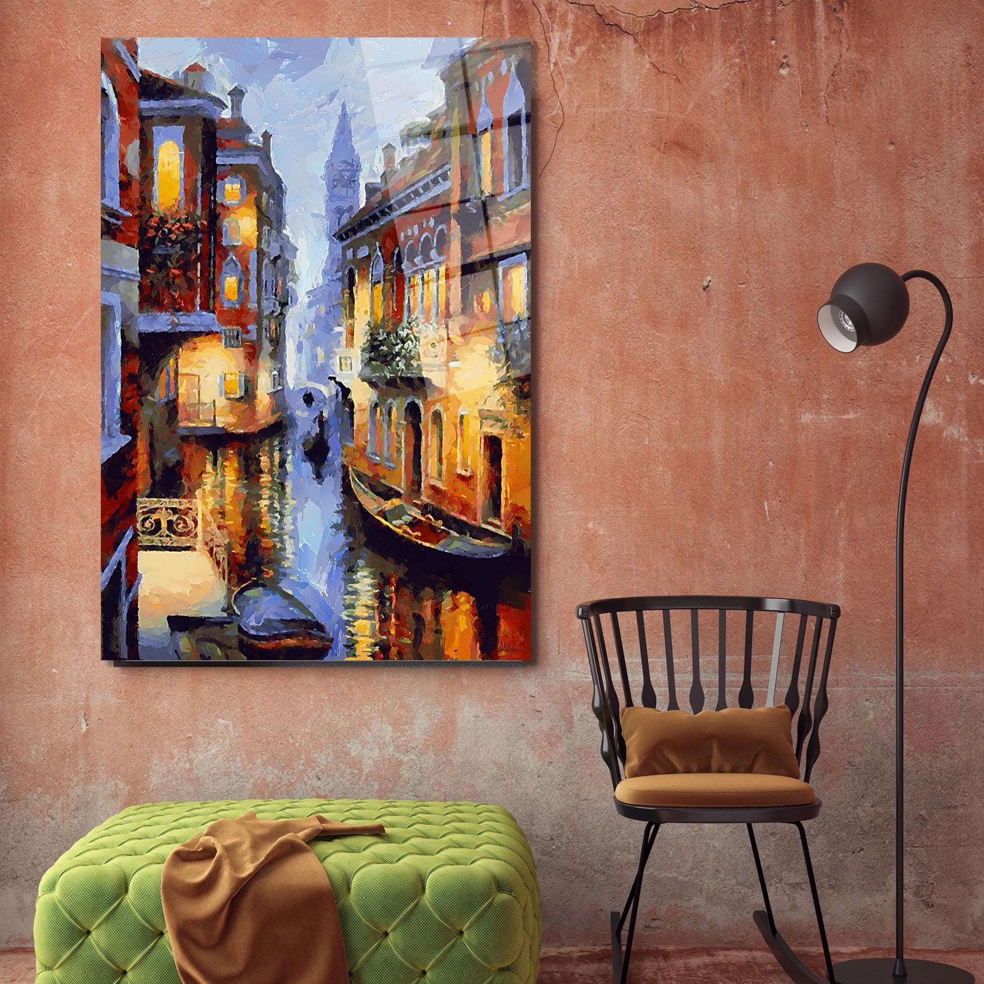 Venice Landscape Canvas Print: Abstract Italian Wall Art - image 4