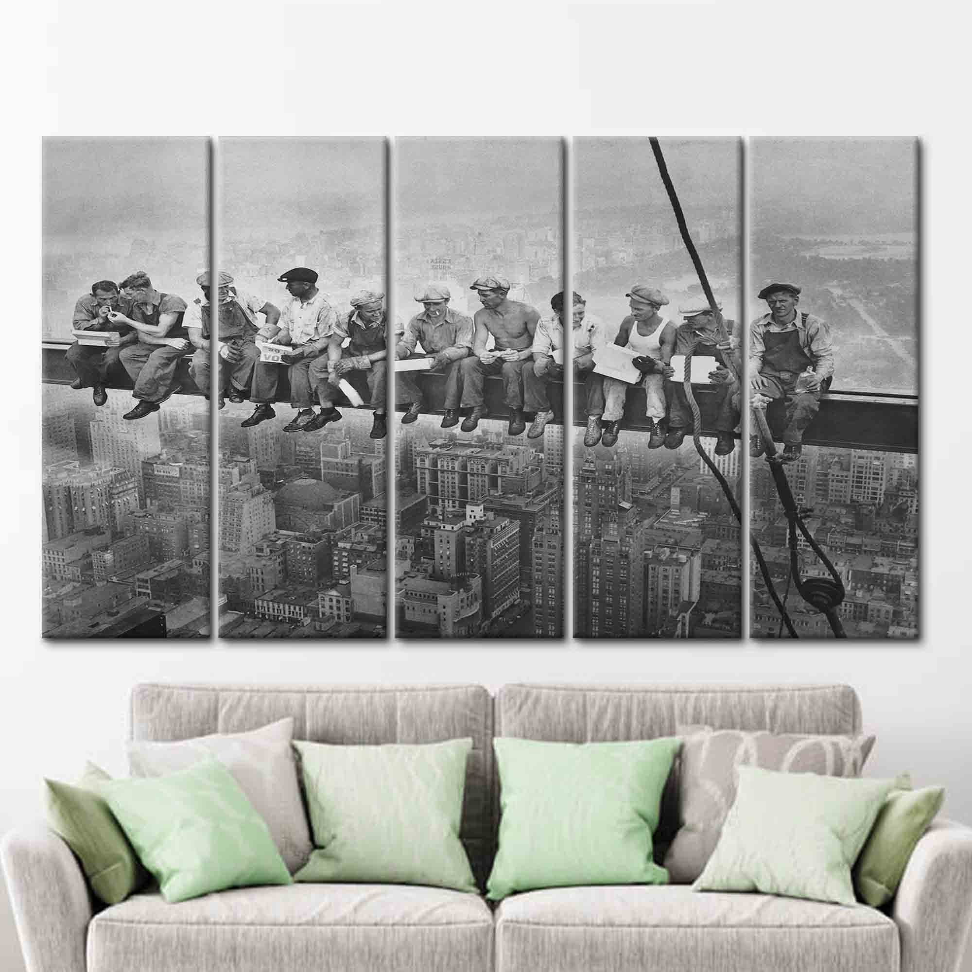 Lunch Atop a Skyscraper Canvas Print: New York Wall Art - image 5