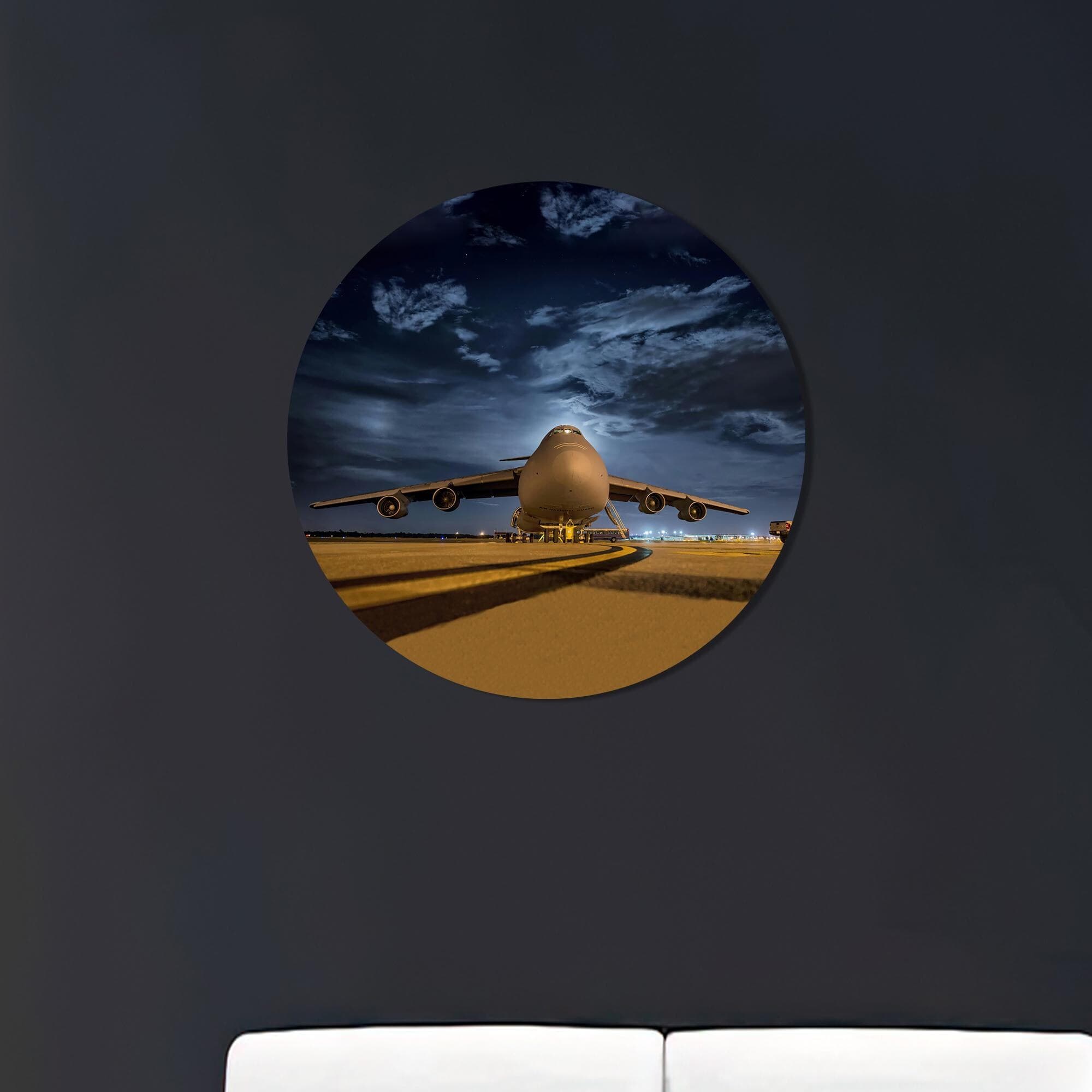 Lockheed C-5 Galaxy Tempered Glass Wall Art: Airplane Decor - image 4