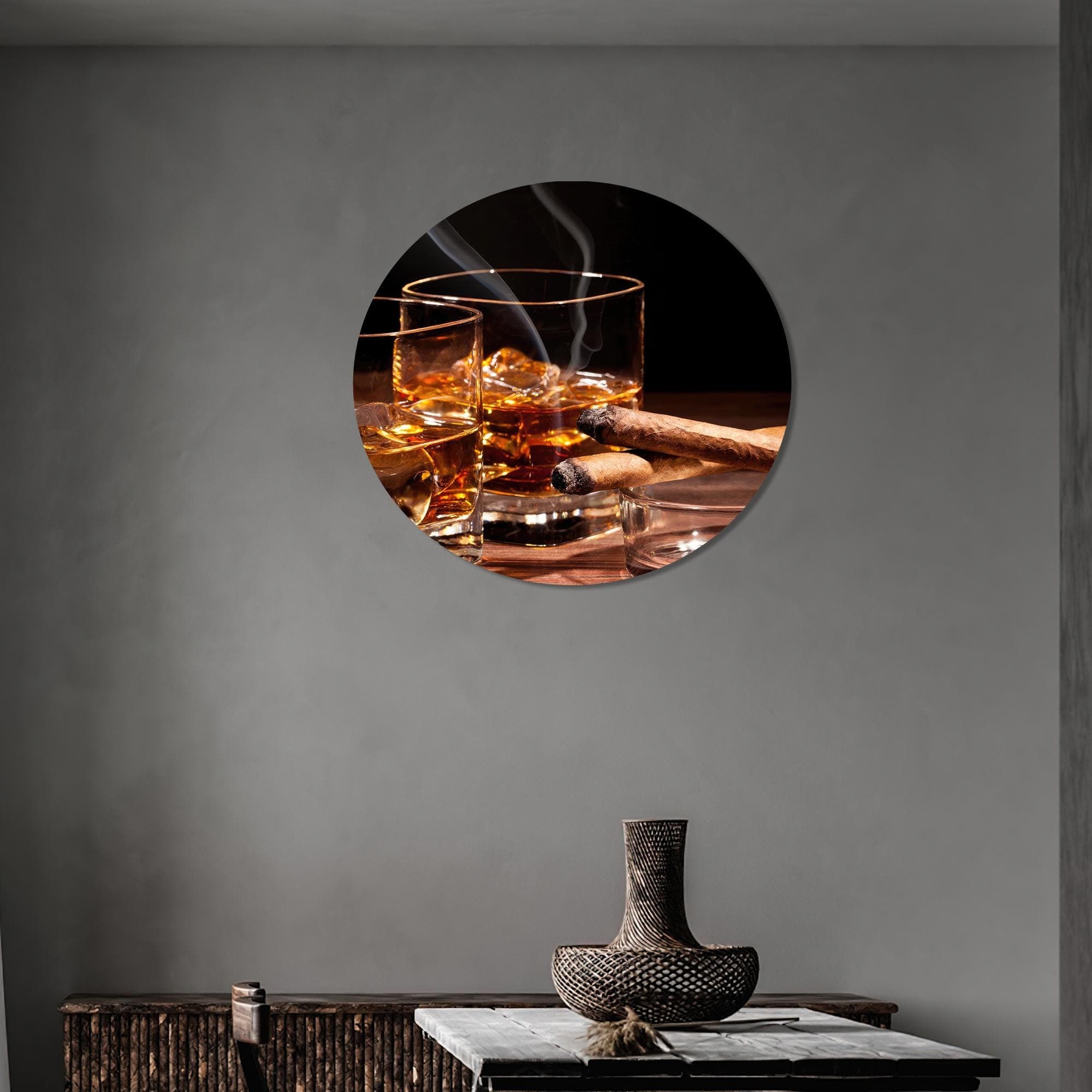 Bar Glass Wall Art, Cigar Glass Wall Art, Whiskey Tempered Glass, Modern Tempered Glass, Glass Custom For Art, Gift For Her, - image 3