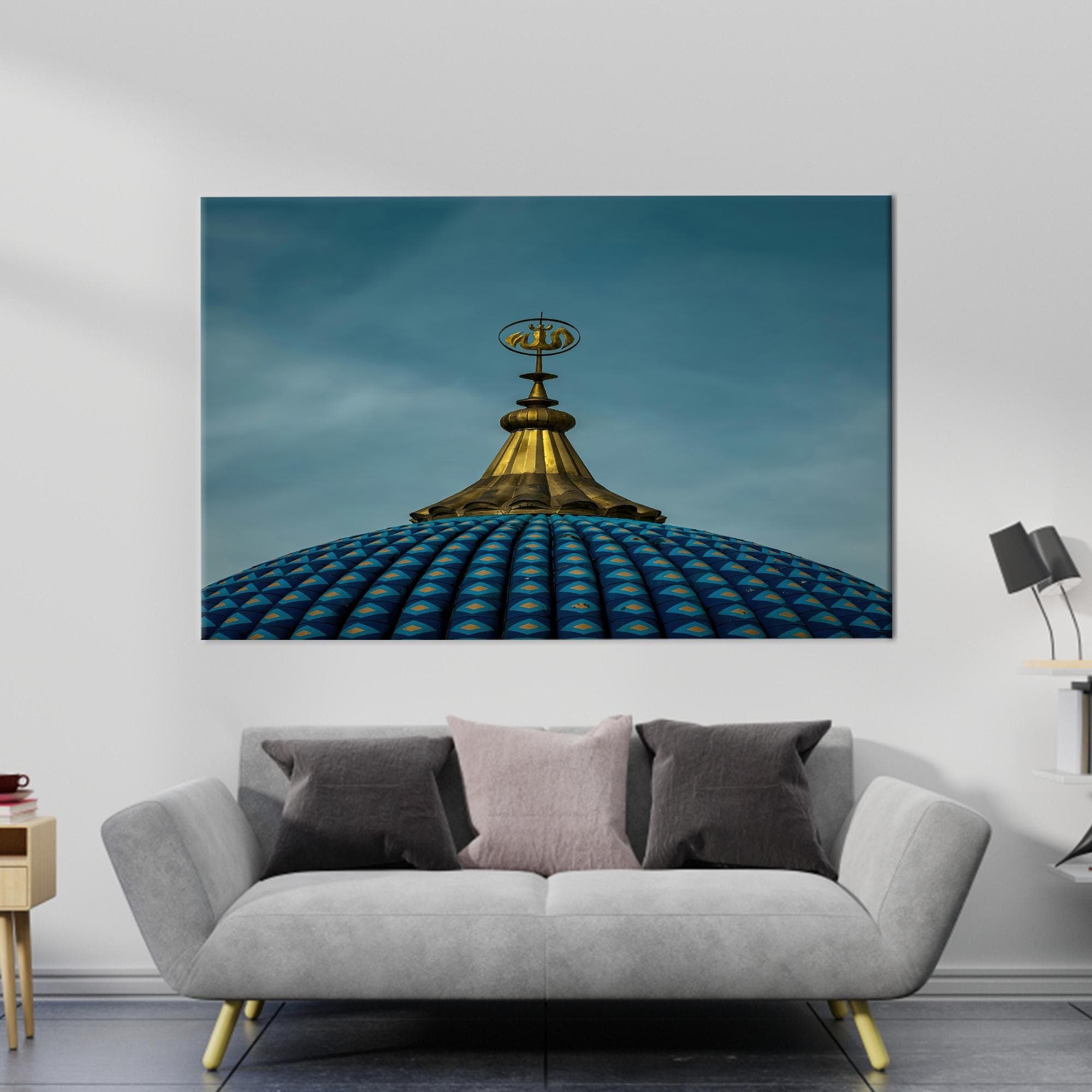 Islamic Art Canvas Print, Islamic Architecture Art Canvas, Islamic Symbol Canvas Decor, Islamic Canvas Decor,
