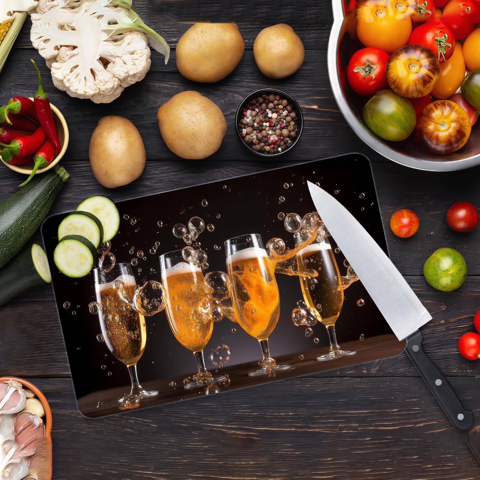 Beer Serving Board,Pub Chopping Board,Picnic Cutting Board,Modern Serving Board,Bridesmaid Gifts,Holiday Decor Art,Kitchen Decor Art,Framed Wall Art,3D Wall Art,Personalized Gift,Large Canvas,Wedding Decor Art,Large Wall Decor,