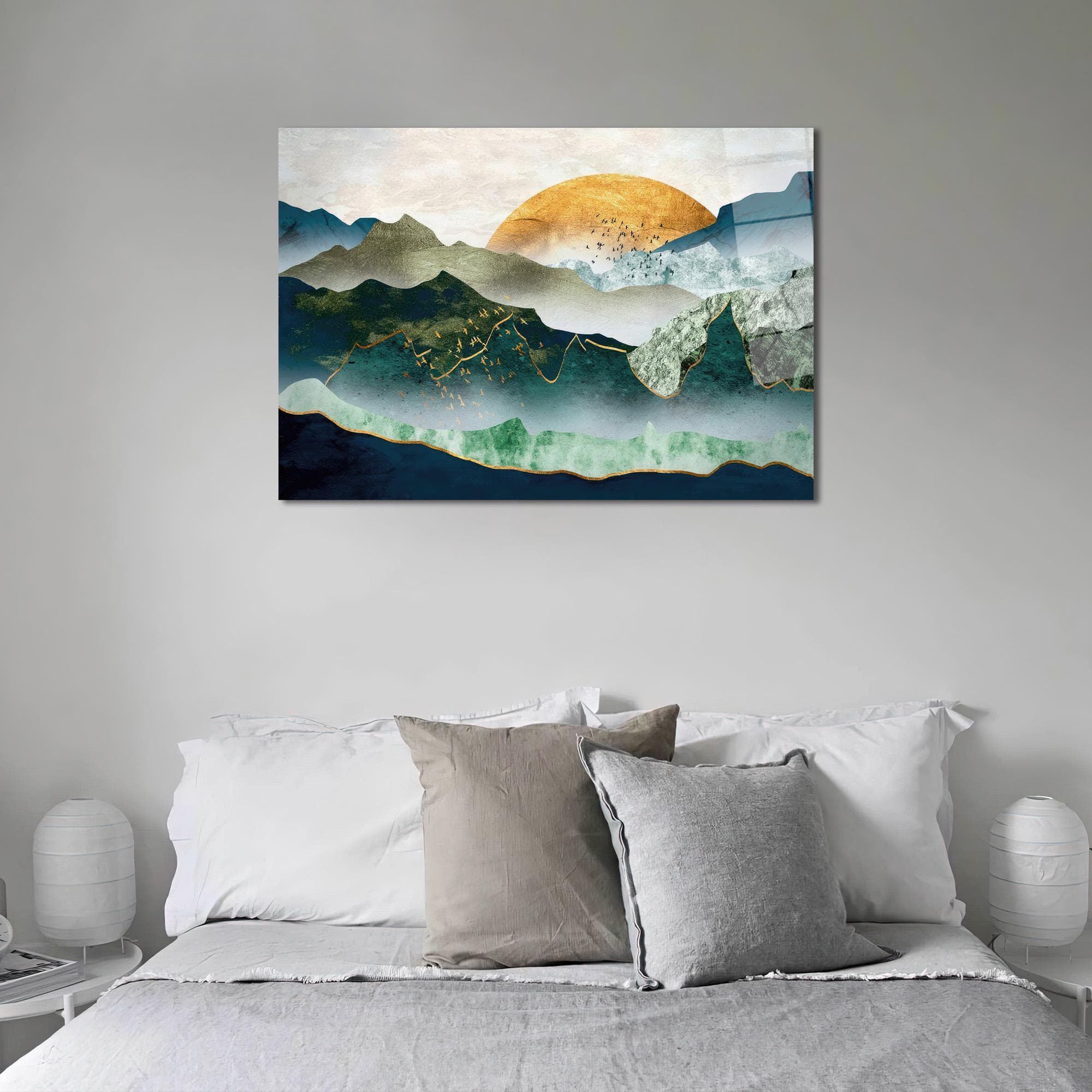 Blue Ridge Mountain Canvas Art: Abstract Landscape Wall Decor - image 3