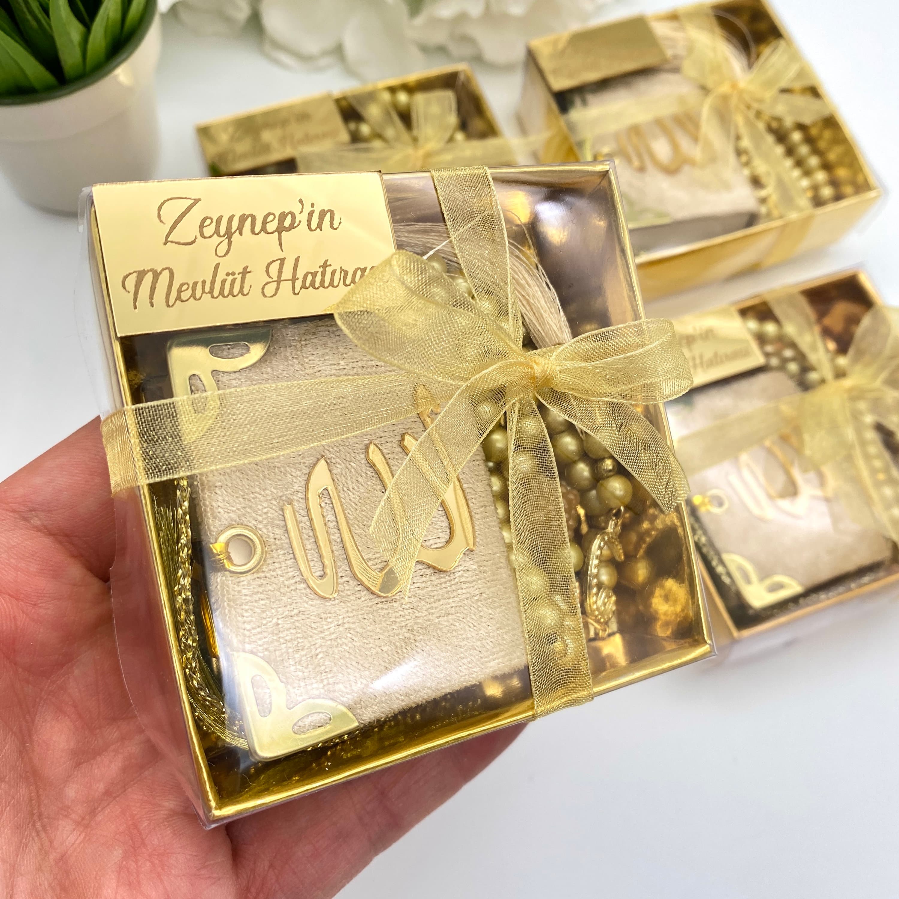 Mini Quran Tasbeeh Favors: Personalized Islamic Gift Set
