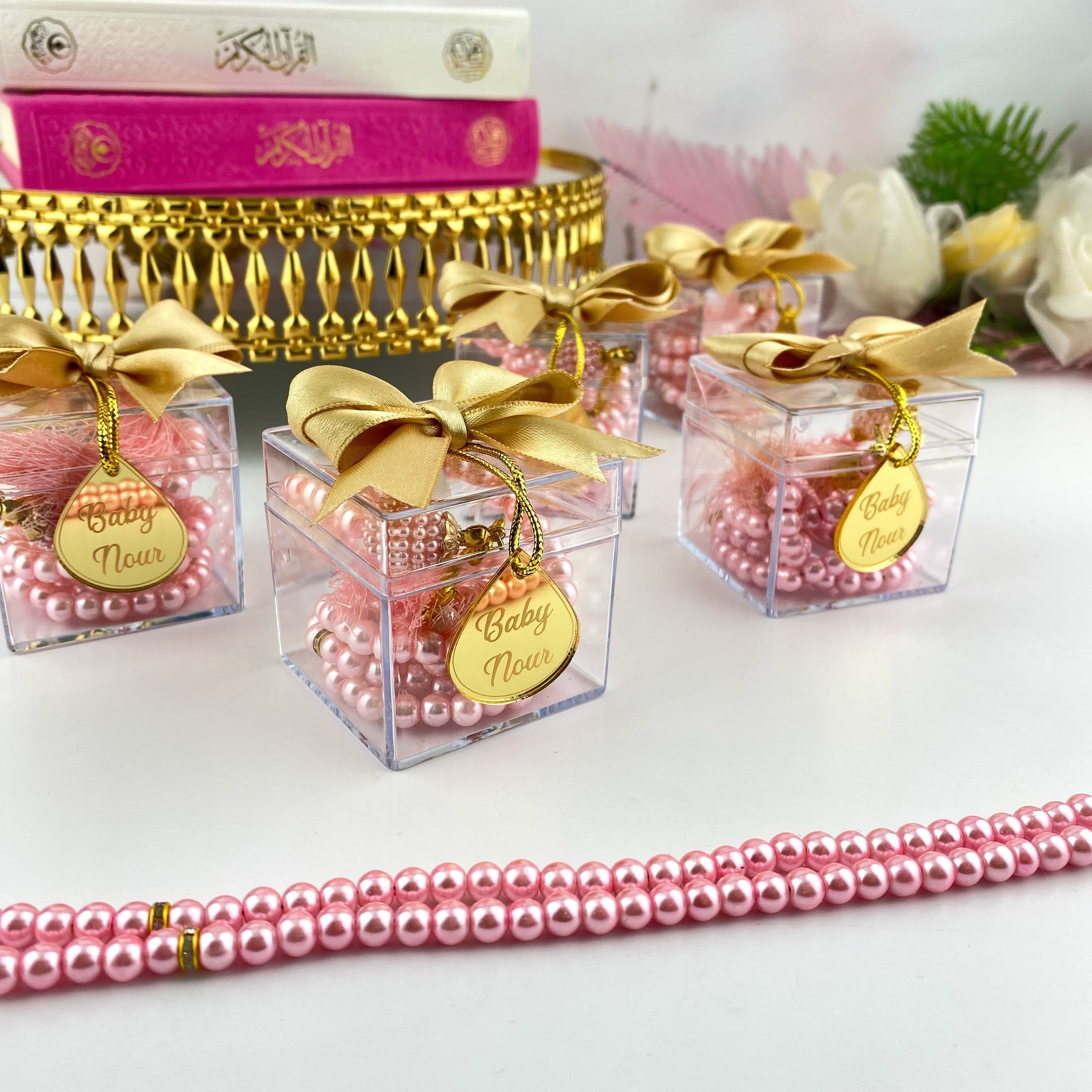 Personalized Tasbeeh Favors: Islamic Baby Shower, Eid, Wedding