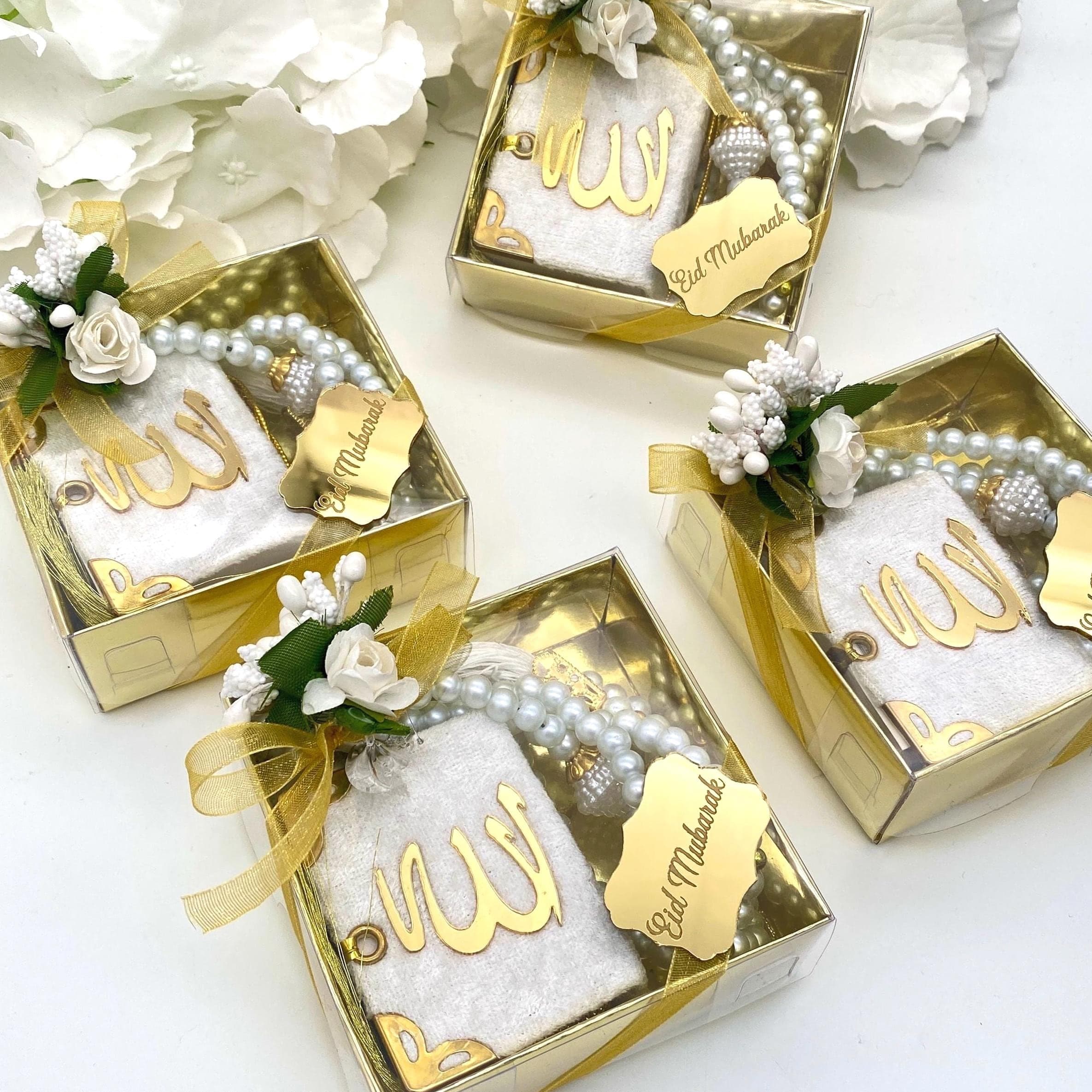 Personalized Mini Quran & Tasbih Favors: Islamic Wedding, Baby Shower Gifts