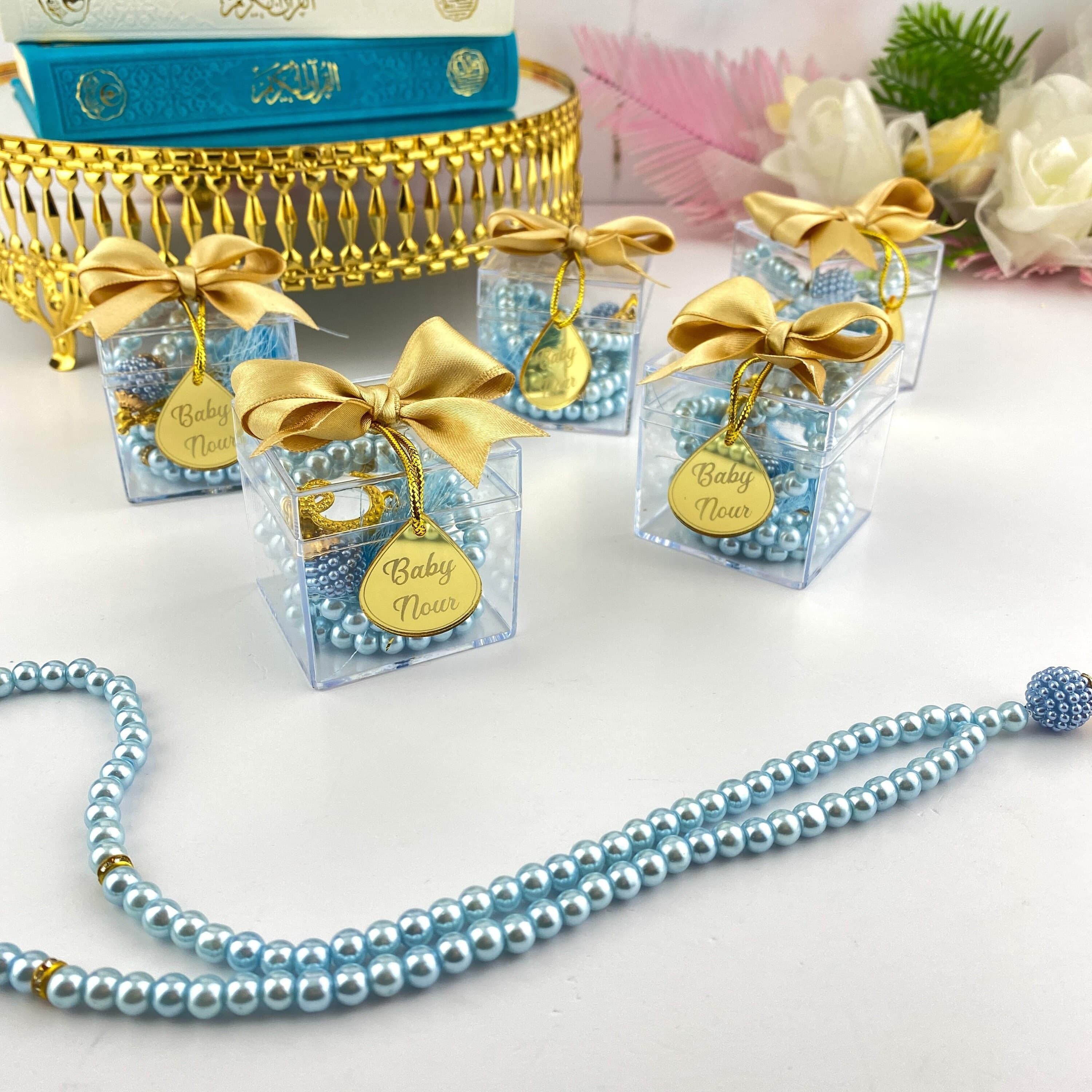 Personalized Tasbeeh Favors: Islamic Baby Shower, Eid, Wedding - image 5