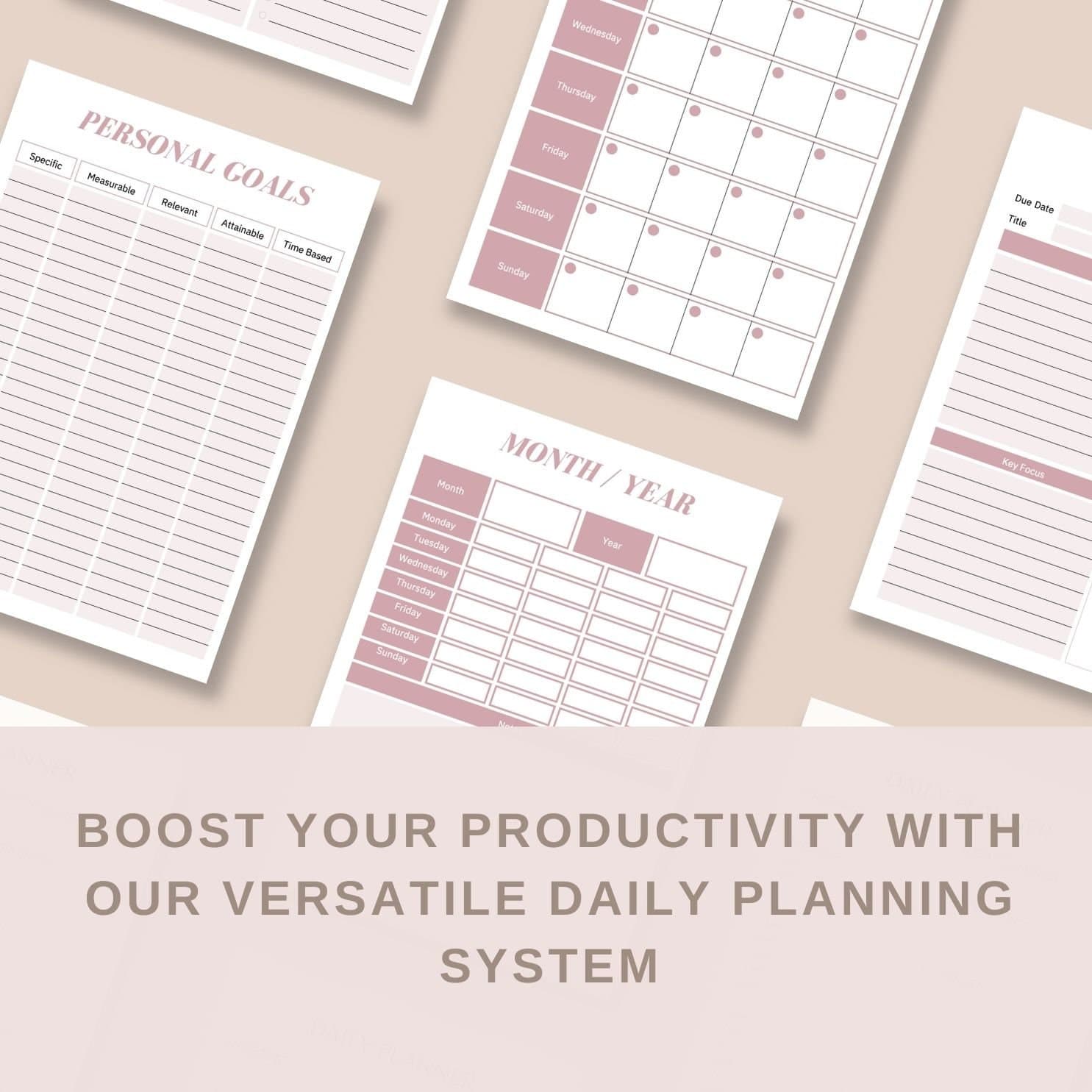 Digital Planner | That Girl Planner | Monthly Planner | Undated Planner | GoodNotes Planner | iPad Planner | Ultimate Life Planner - image 5