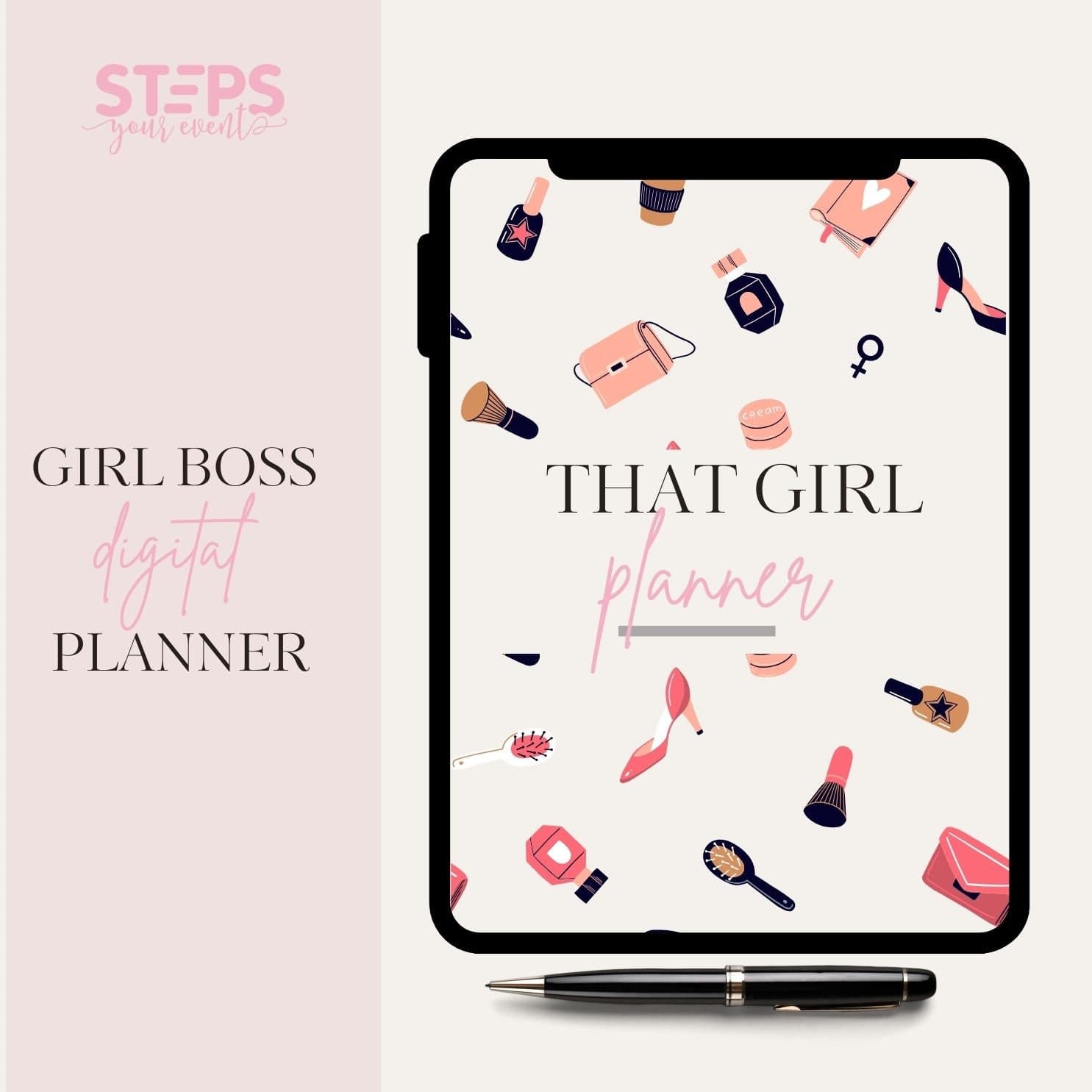 Digital Planner | That Girl Planner | Monthly Planner | Undated Planner | GoodNotes Planner | iPad Planner | Ultimate Life Planner