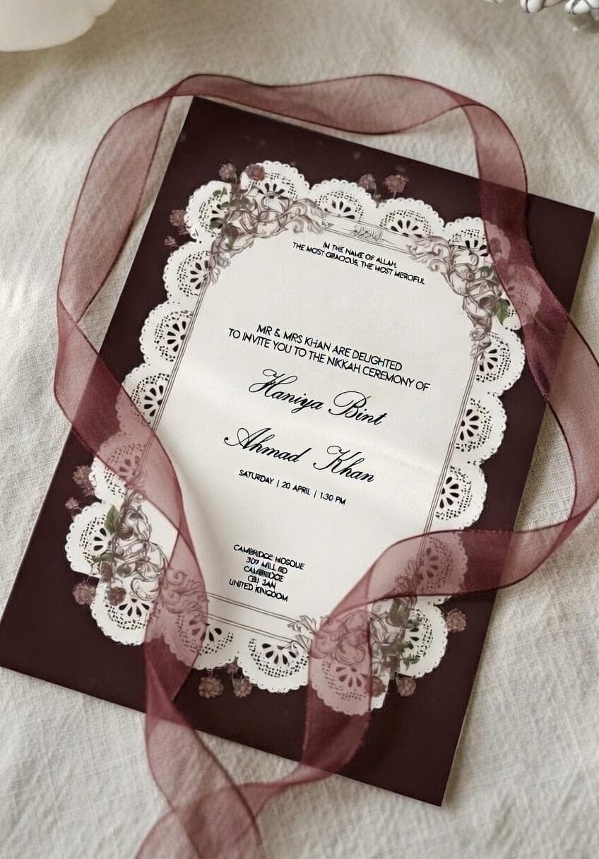 Editable Nikkah Contract Template | Islamic Marriage Agreement | Canva