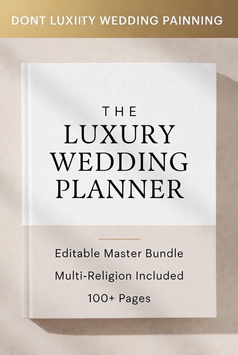 Luxury Wedding Planner | Editable Master Bundle, Multi-Religion (Digital Download) - image 5