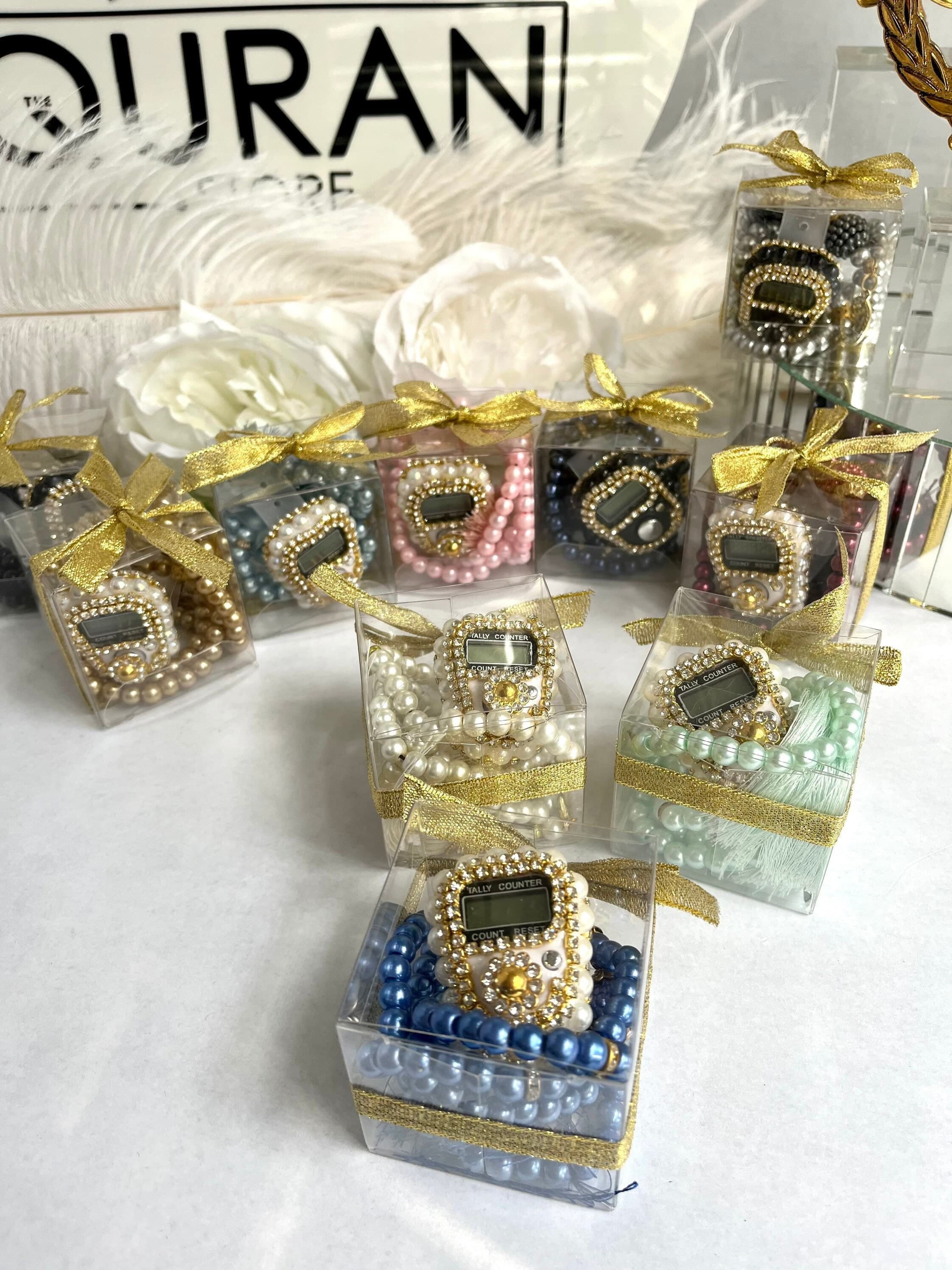 Hajj Gift, Umrah Favors, Swarovski Digital Tasbih, PrayerBeads Bundle, Finger Counter, Misbaha, Tasbeeh, Ramadan Gift, Muslim Wedding Gift