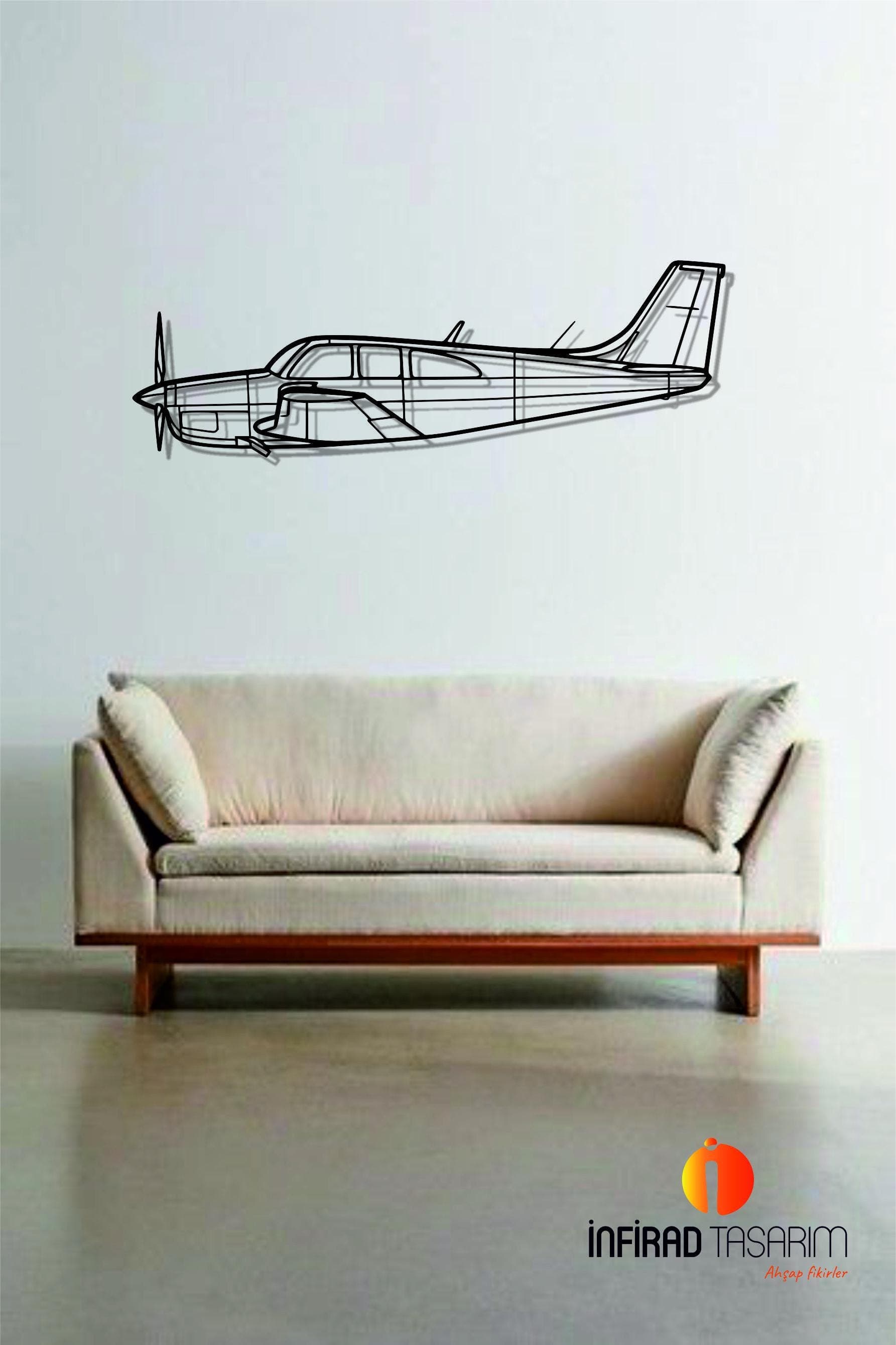 C33 Airplanes  Metal Wall Art  | Airplanes Wall Art | Airplanes Home Decor l Gift Metal Decor l Minimalist Decor - image 3