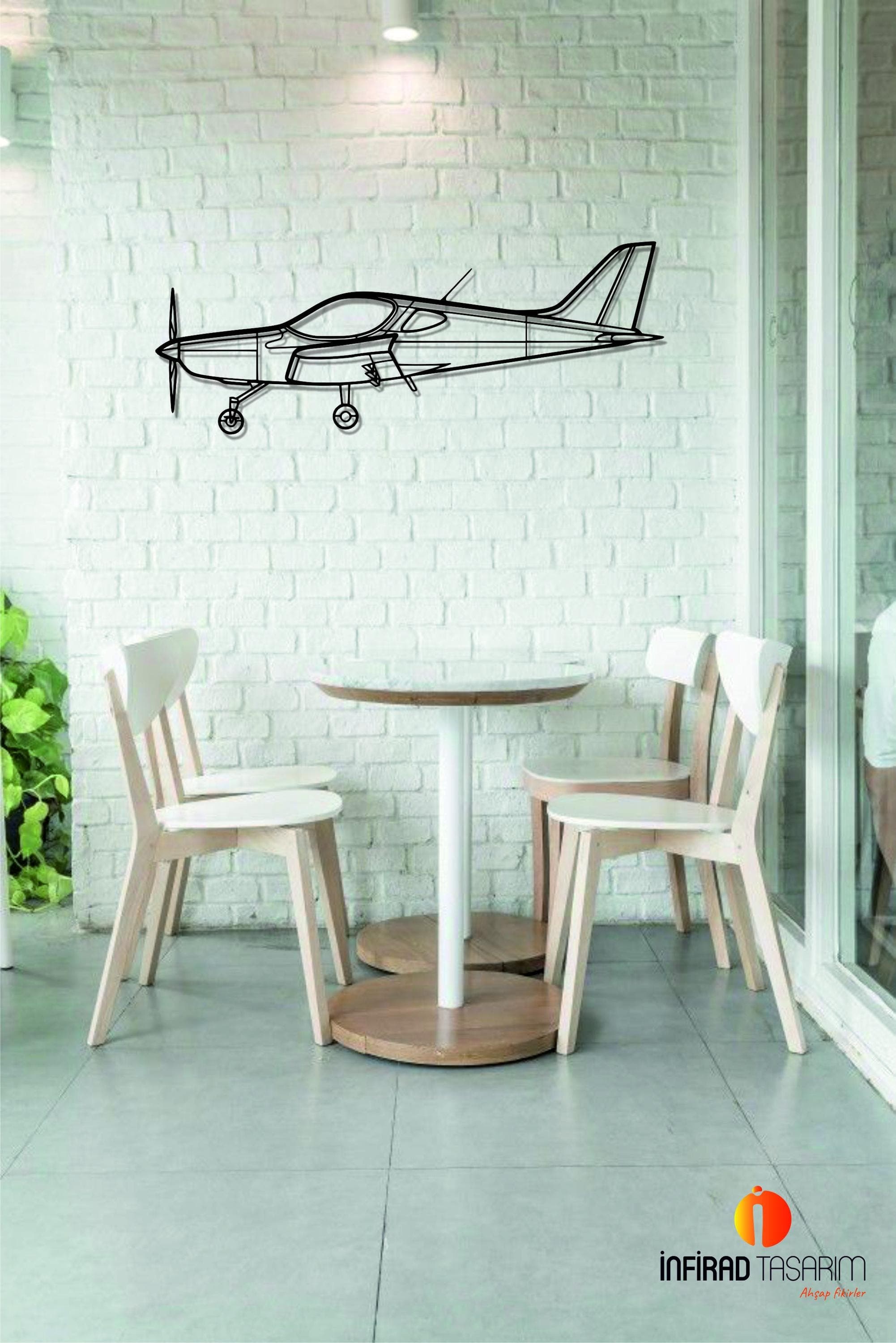 Bristell Airplanes Metal Wall Art | Airplanes Wall Art | Airplanes Home Decor l Gift Metal Decor l Minimalist Decor - image 5