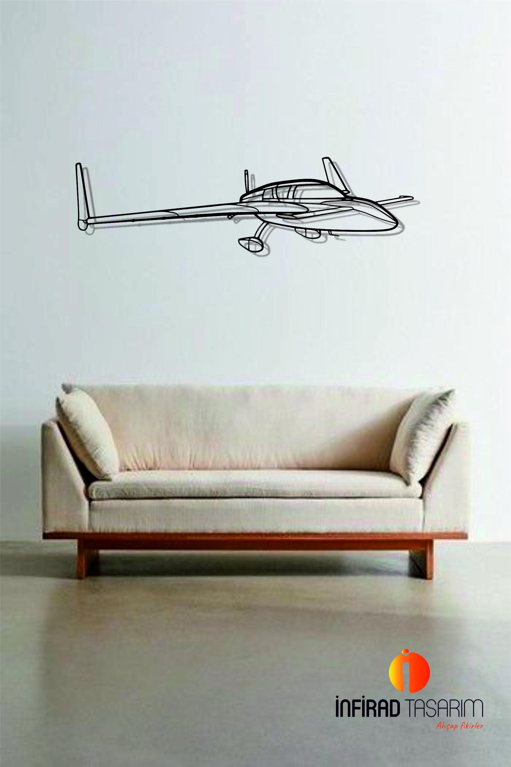 Cozy MK IV Angle Aircraft Metal Wall Art | Airplanes Wall Art | Airplanes Home Decor l Gift Metal Decor l Minimalist Decor - image 4