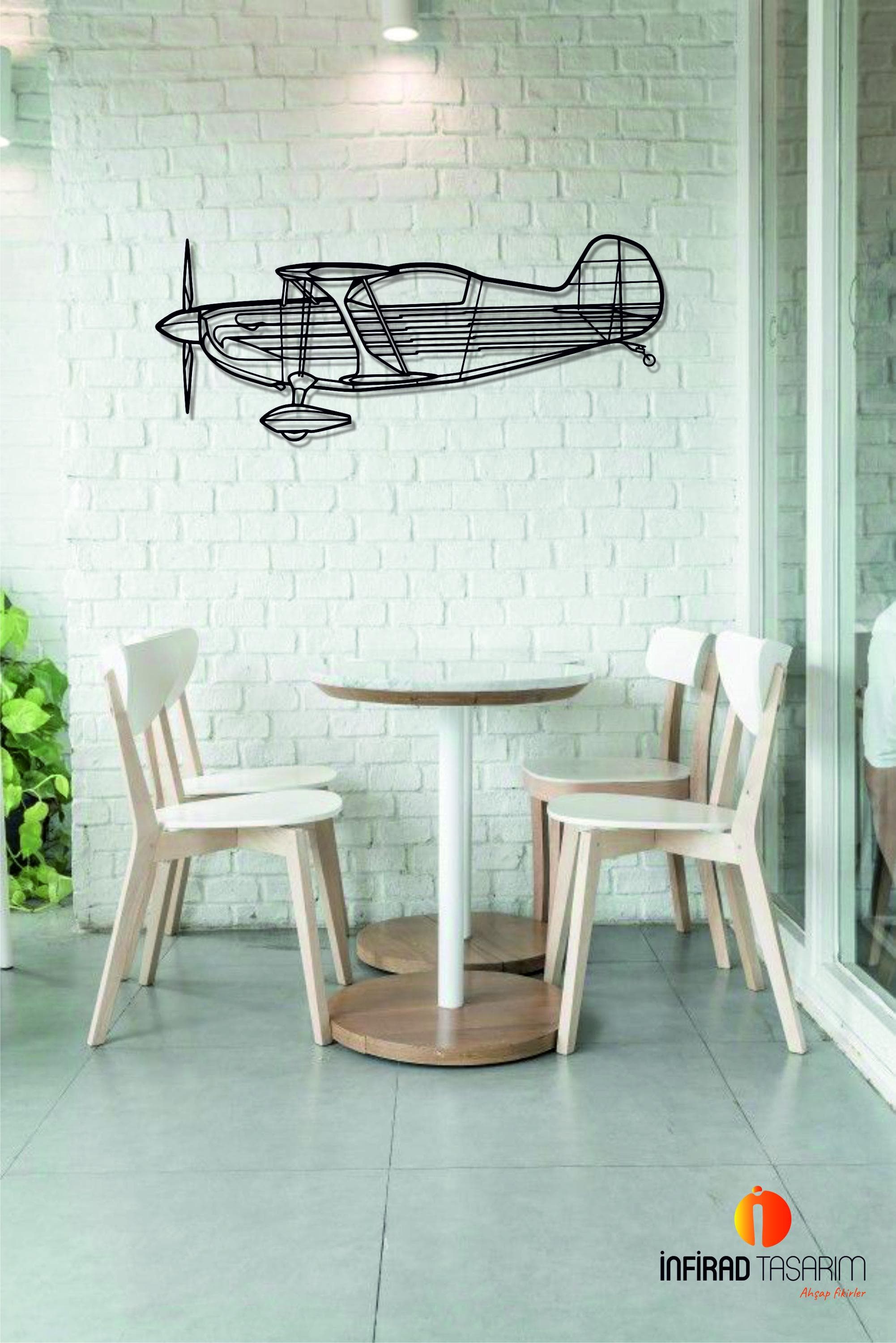 Eagle II Aircraft Metal Wall Art  | Airplanes Wall Art | Airplanes Home Decor l Gift Metal Decor l Minimalist Decor - image 5