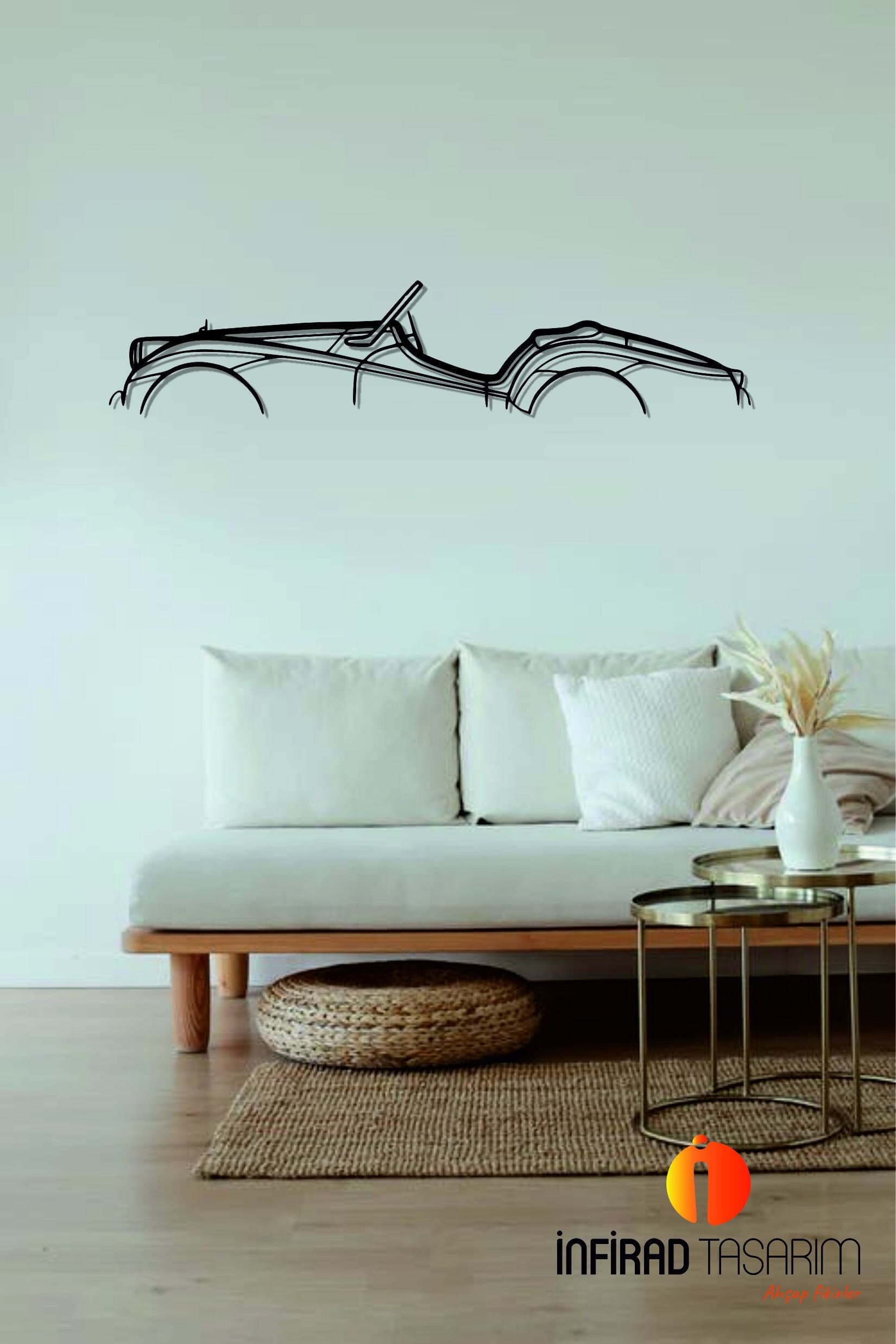 Metal Car Wall Art | Metal Wall Art | Metal Car Design l Car Gift Decor | Man Cave | Birthday Gifts | Gift For Car Lovers