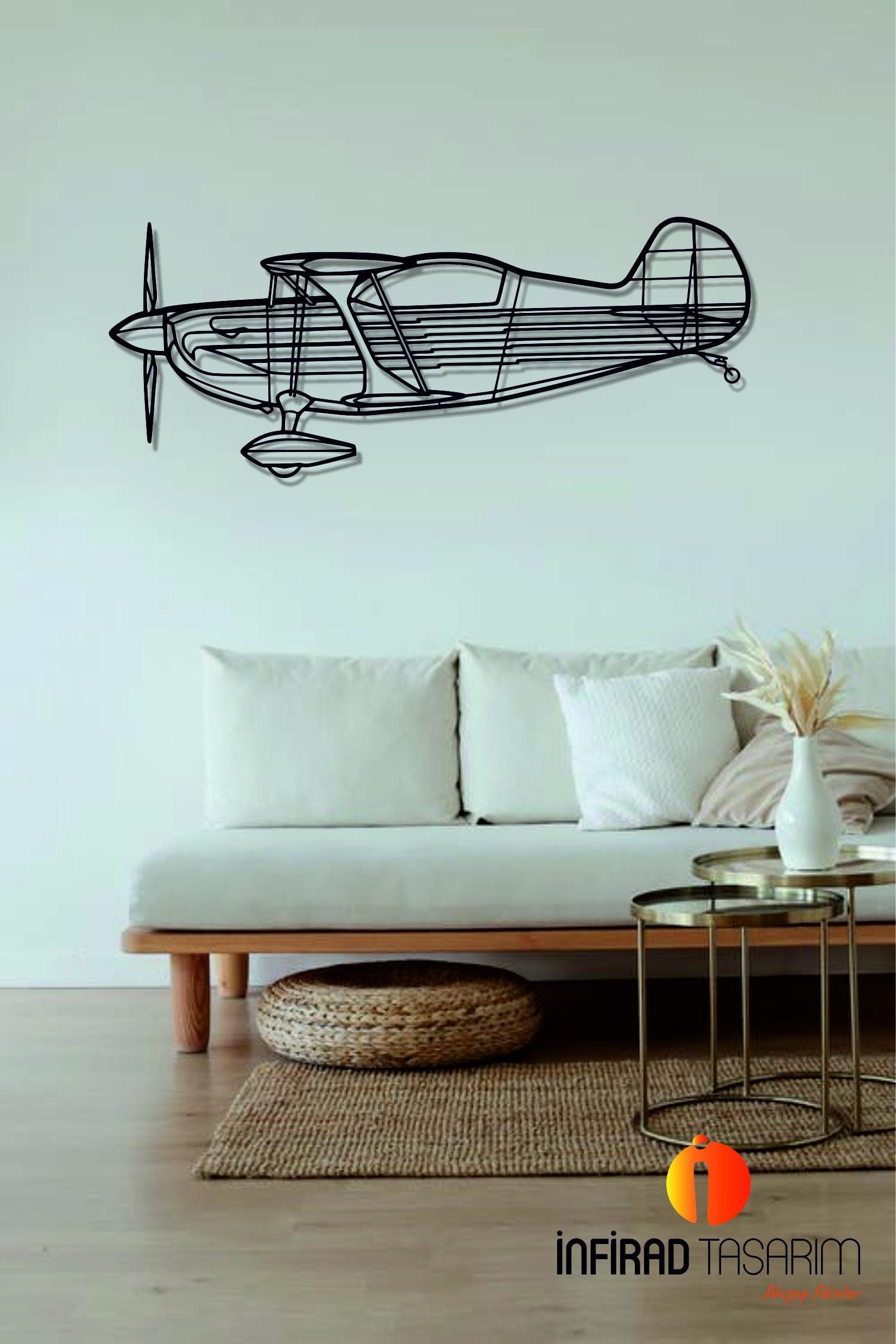 Eagle II Aircraft Metal Wall Art  | Airplanes Wall Art | Airplanes Home Decor l Gift Metal Decor l Minimalist Decor