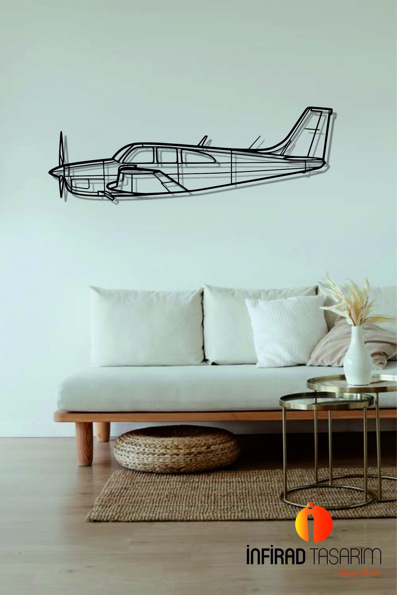 C33 Airplanes  Metal Wall Art  | Airplanes Wall Art | Airplanes Home Decor l Gift Metal Decor l Minimalist Decor