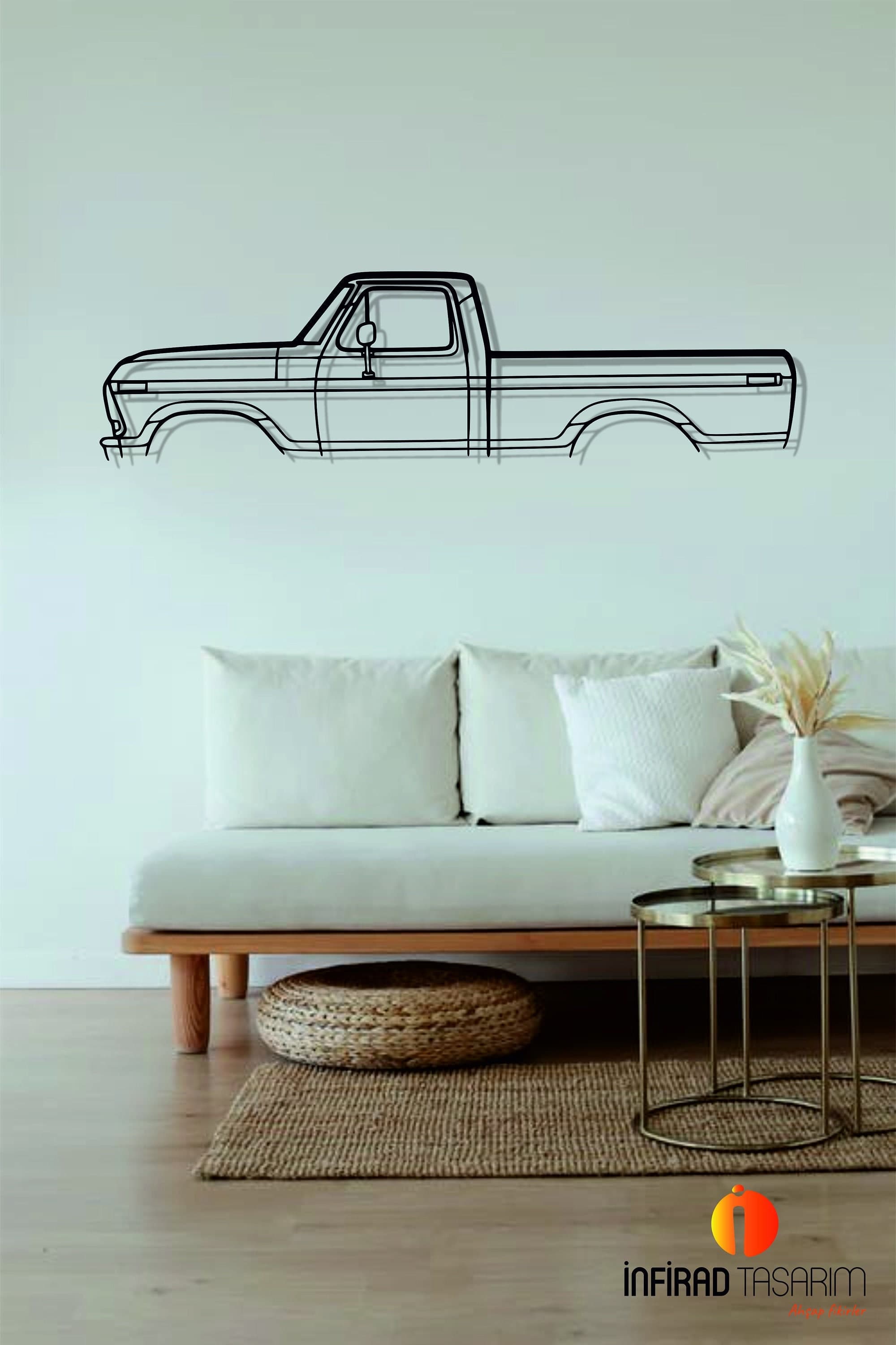 Metal Car Silhouette Wall Art | Metal Wall Art | Metal Car Silhouette l Car Gift Decor | Man Cave | Birthday Gifts | Gift For Car Lovers