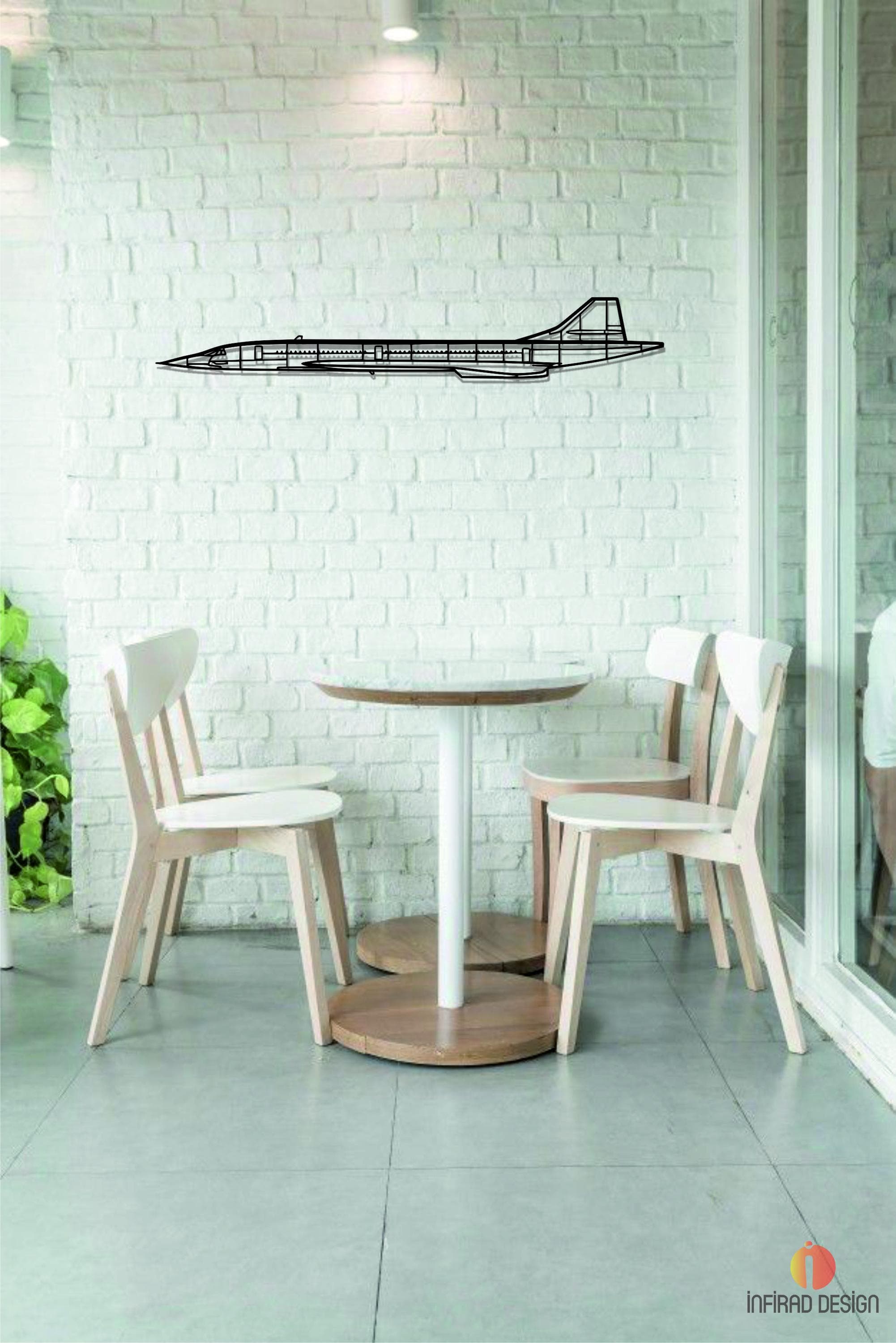 Concorde Aircraft Metal Wall Art | Airplanes Wall Art | Aviation Metal Decor l Gift Metal Decor l Minimalist Decor l Pilot Gift - image 5