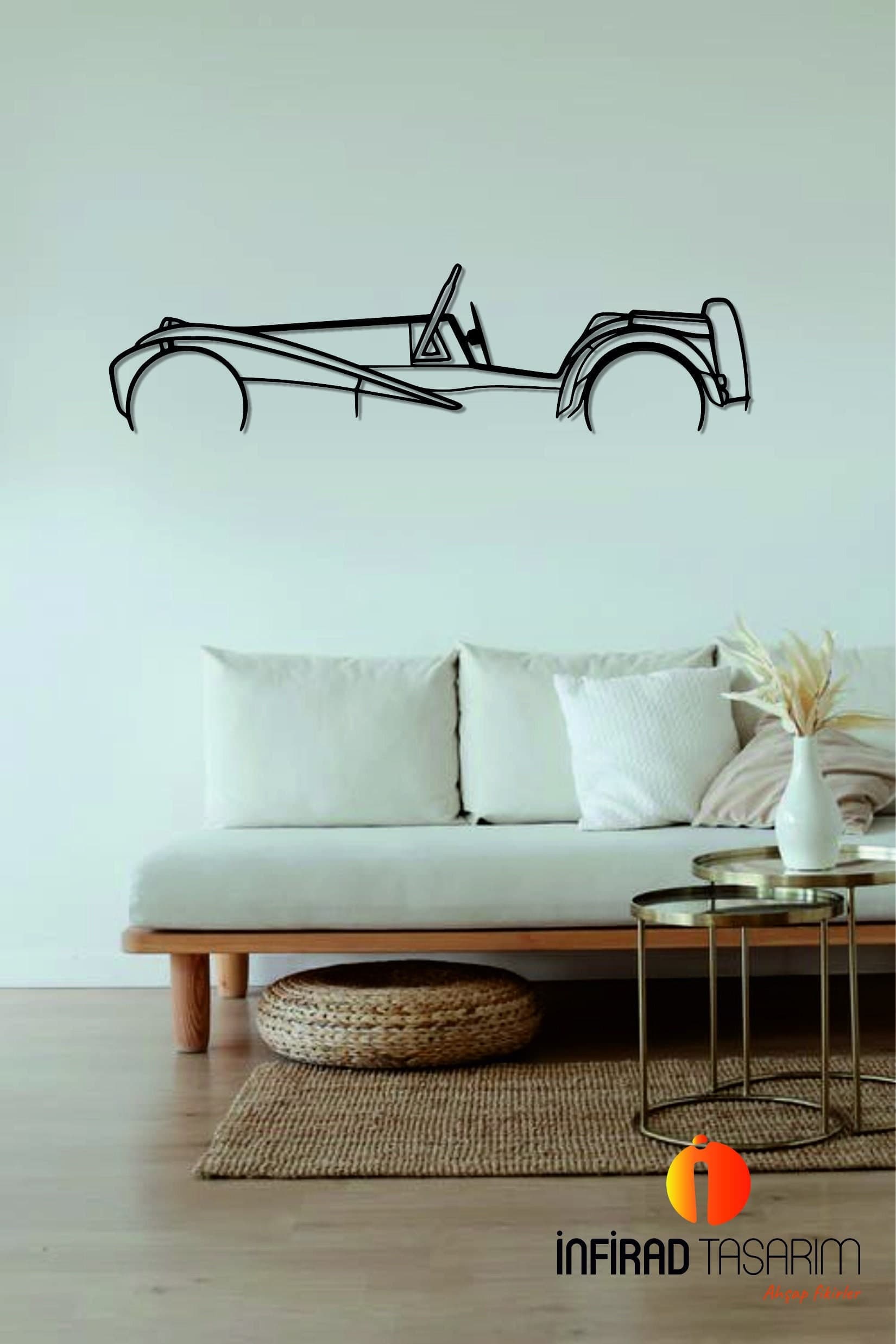 Metal Car Silhouette Wall Art | Metal Wall Art | Metal Car Silhouette l Car Gift Decor | Man Cave | Birthday Gifts | Gift For Car Lovers