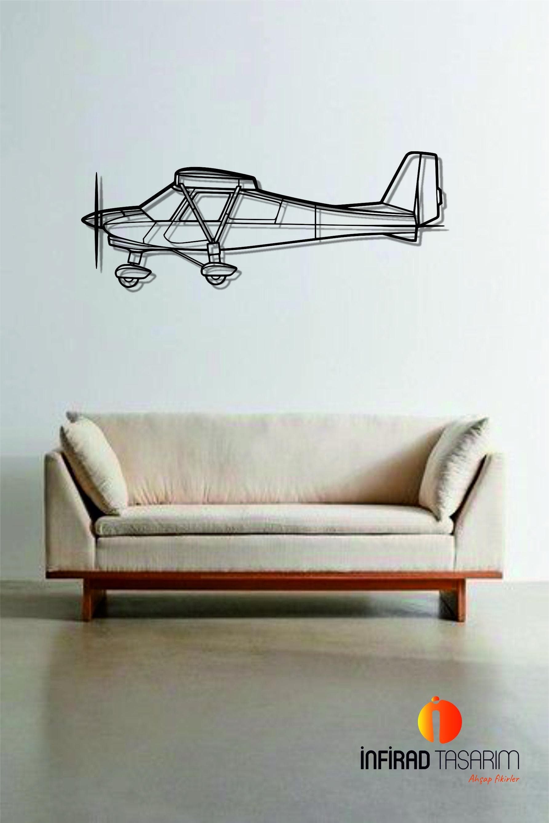 C42B Airplanes  Metal Wall Art  | Airplanes Wall Art | Airplanes Home Decor l Gift Metal Decor l Minimalist Decor - image 3