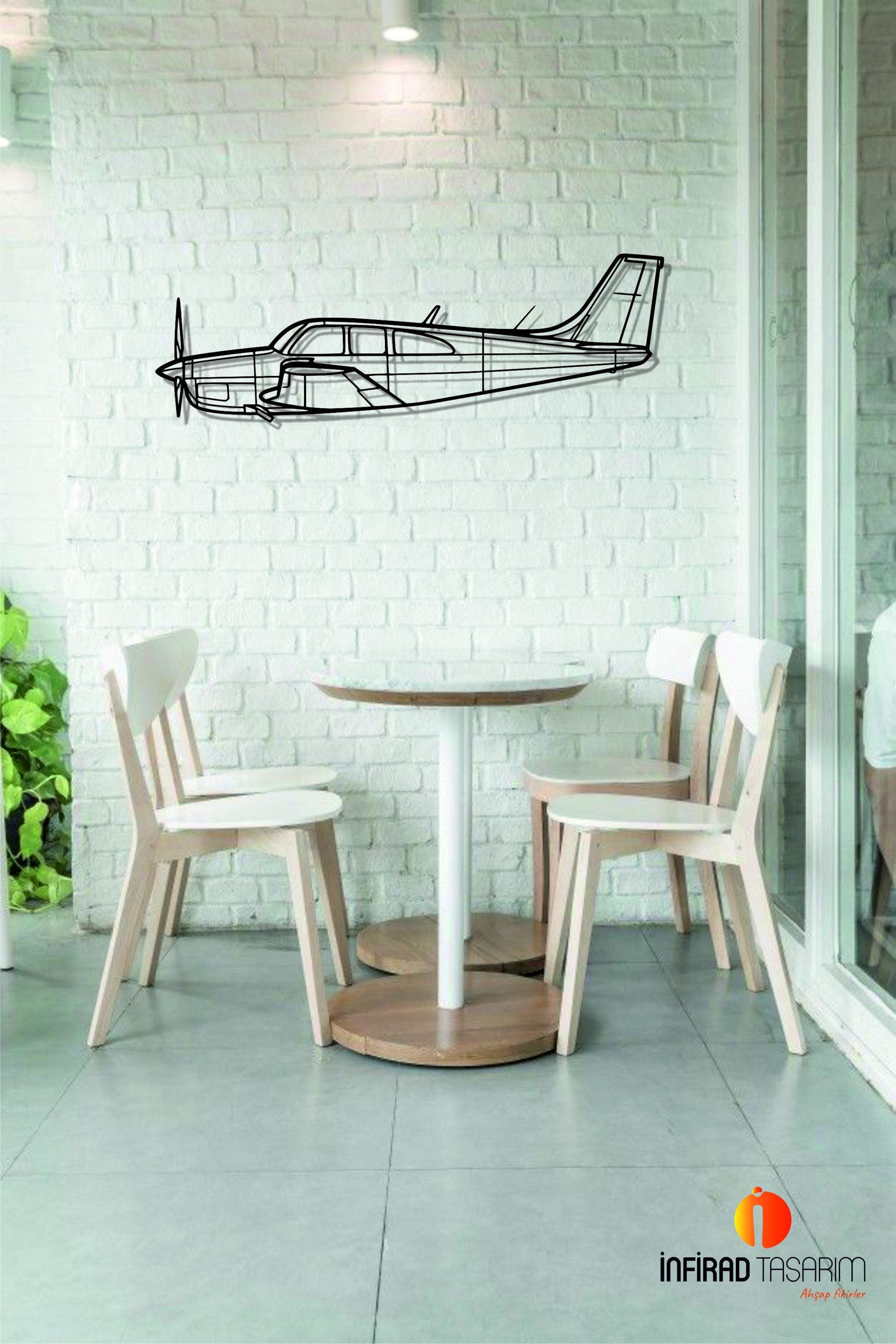 C33 Airplanes  Metal Wall Art  | Airplanes Wall Art | Airplanes Home Decor l Gift Metal Decor l Minimalist Decor - image 5