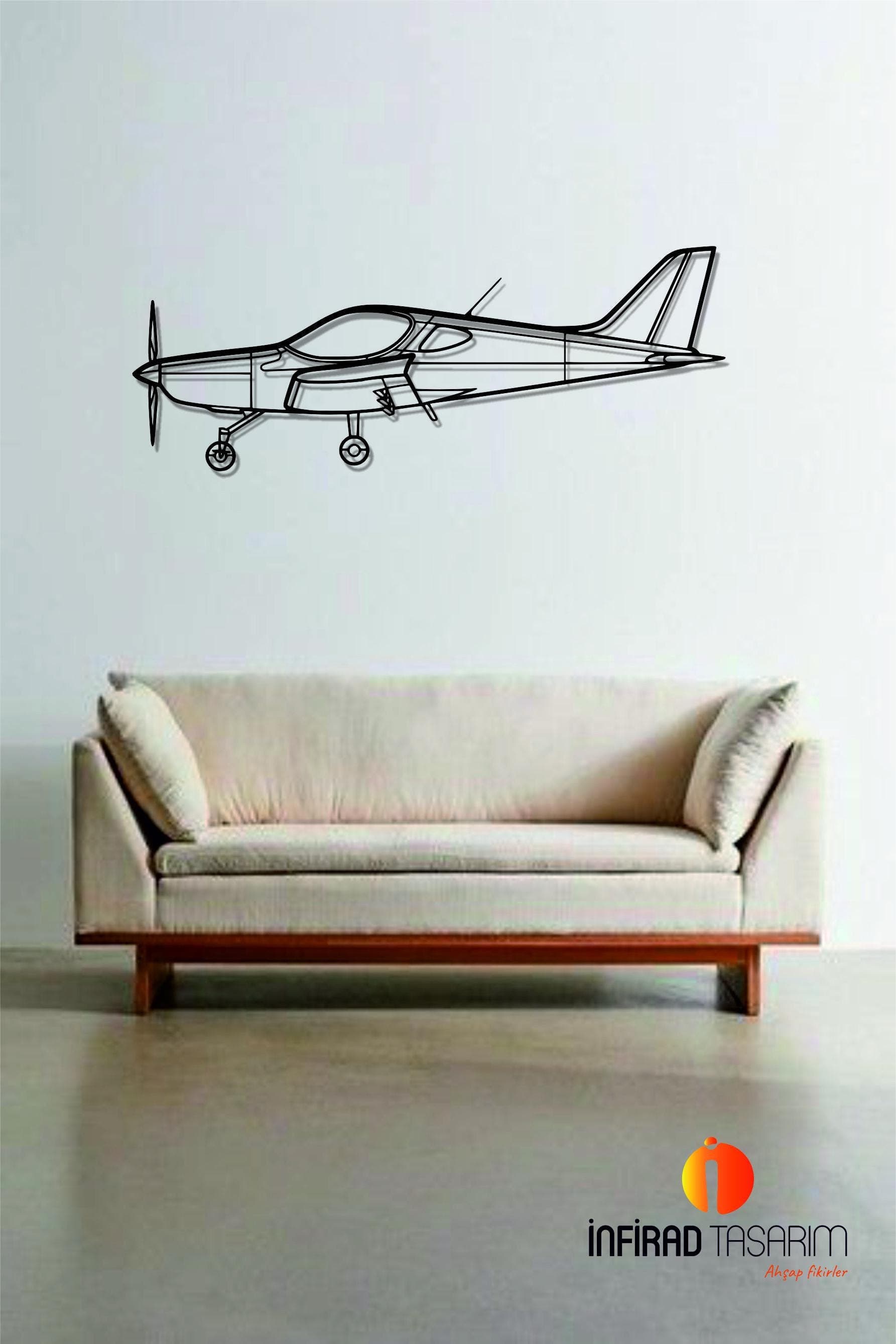 Bristell Airplanes Metal Wall Art | Airplanes Wall Art | Airplanes Home Decor l Gift Metal Decor l Minimalist Decor - image 3