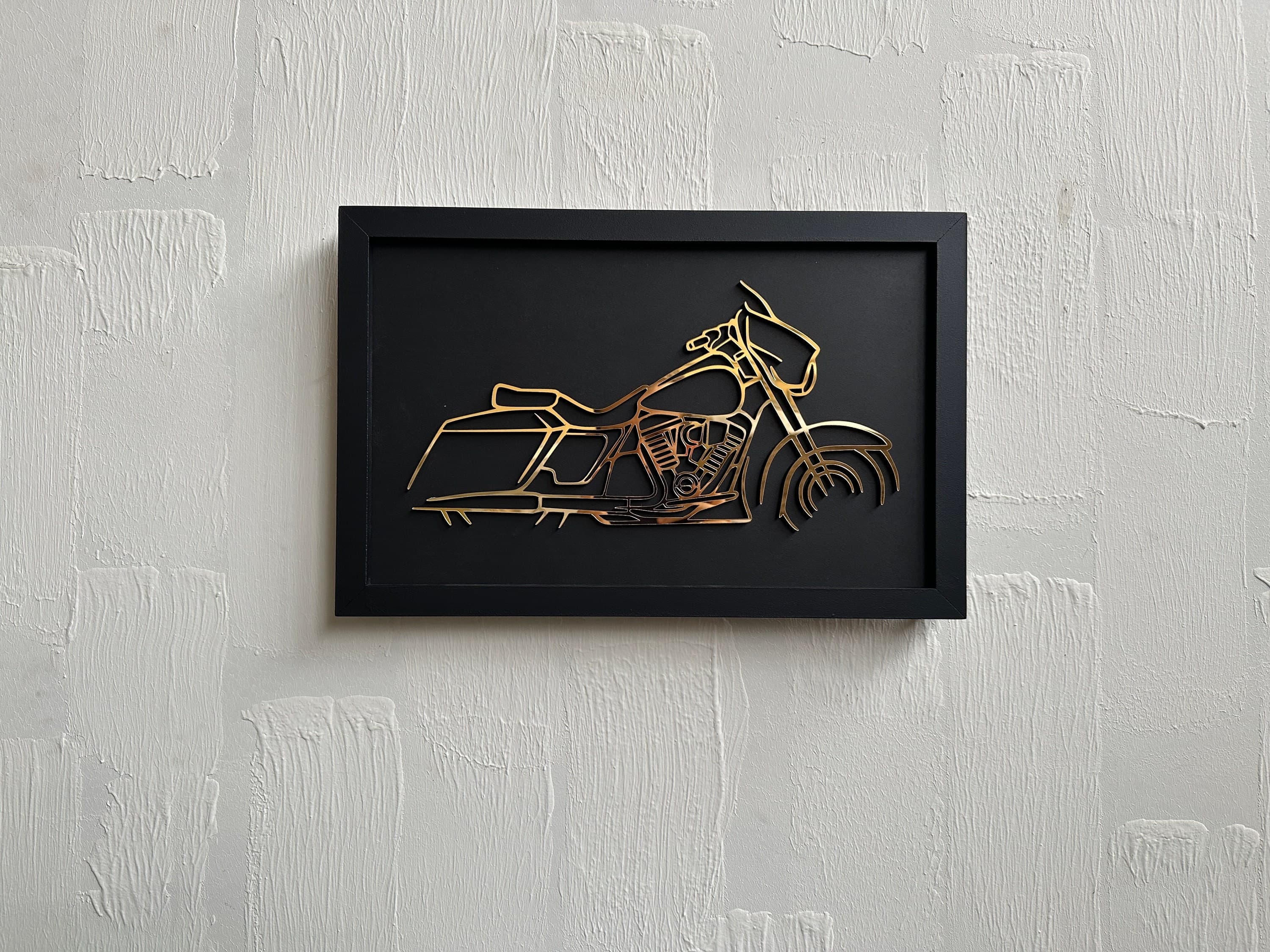 Wood Wall Art | Motorcycle Silhouette Wall Decor | Custom Motorcycle Wall Art | Metal Wall Decor | Motorcycle Design | Gift Decor - image 4