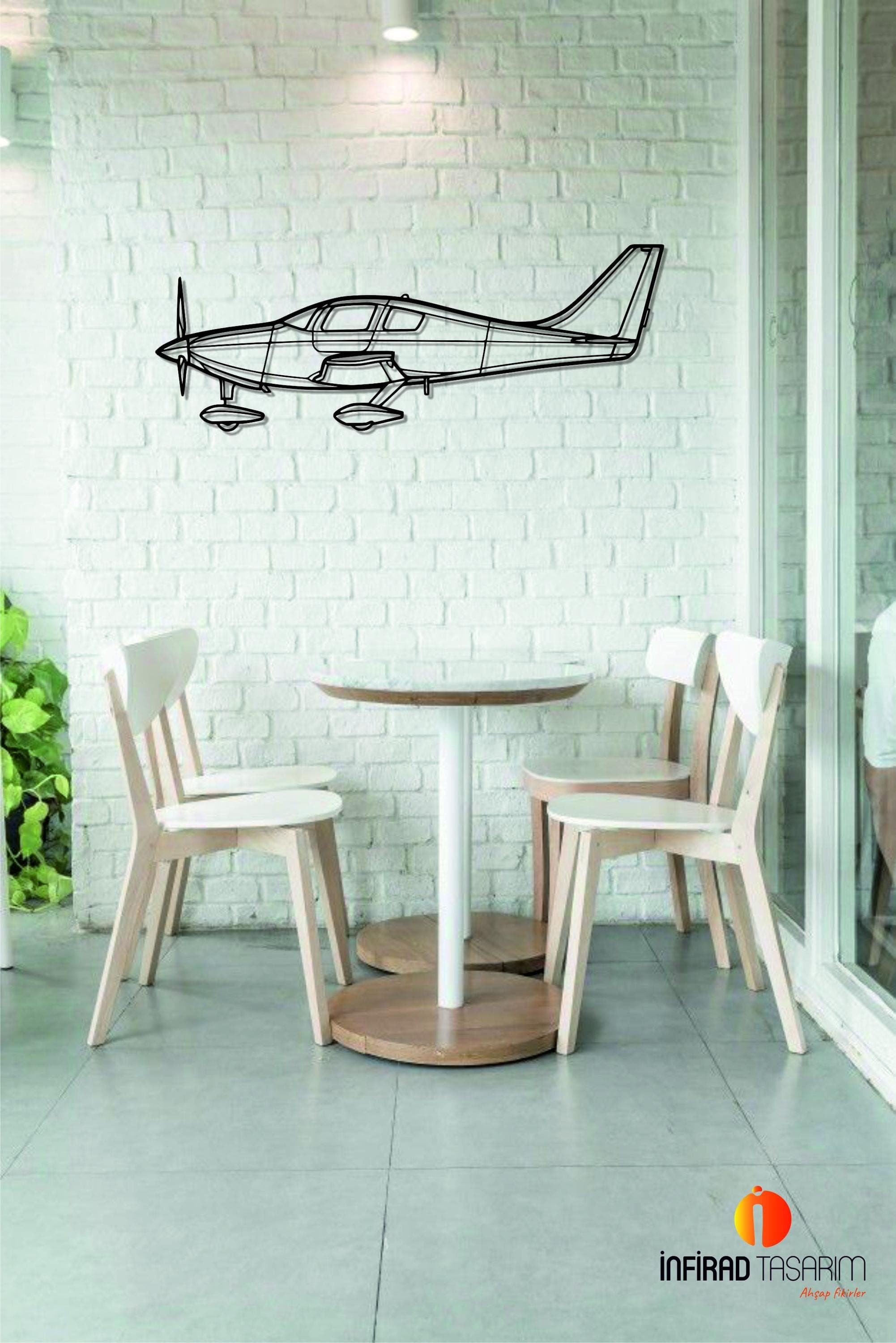 Columbia 350 Aircraft Metal Wall Art | Airplanes Wall Art | Airplanes Home Decor l Gift Metal Decor l Minimalist Decor - image 5