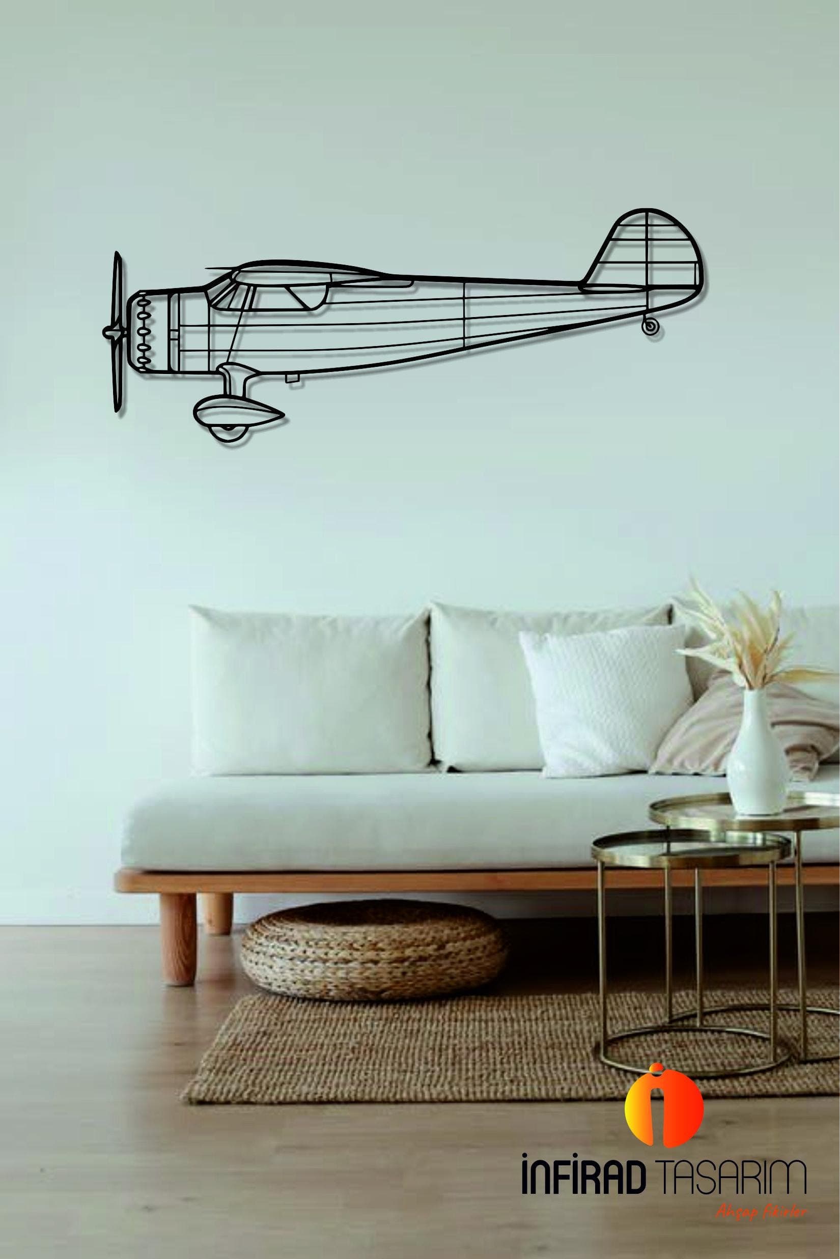 C-165 Airplanes  Metal Wall Art  | Airplanes Wall Art | Airplanes Home Decor l Gift Metal Decor l Minimalist Decor