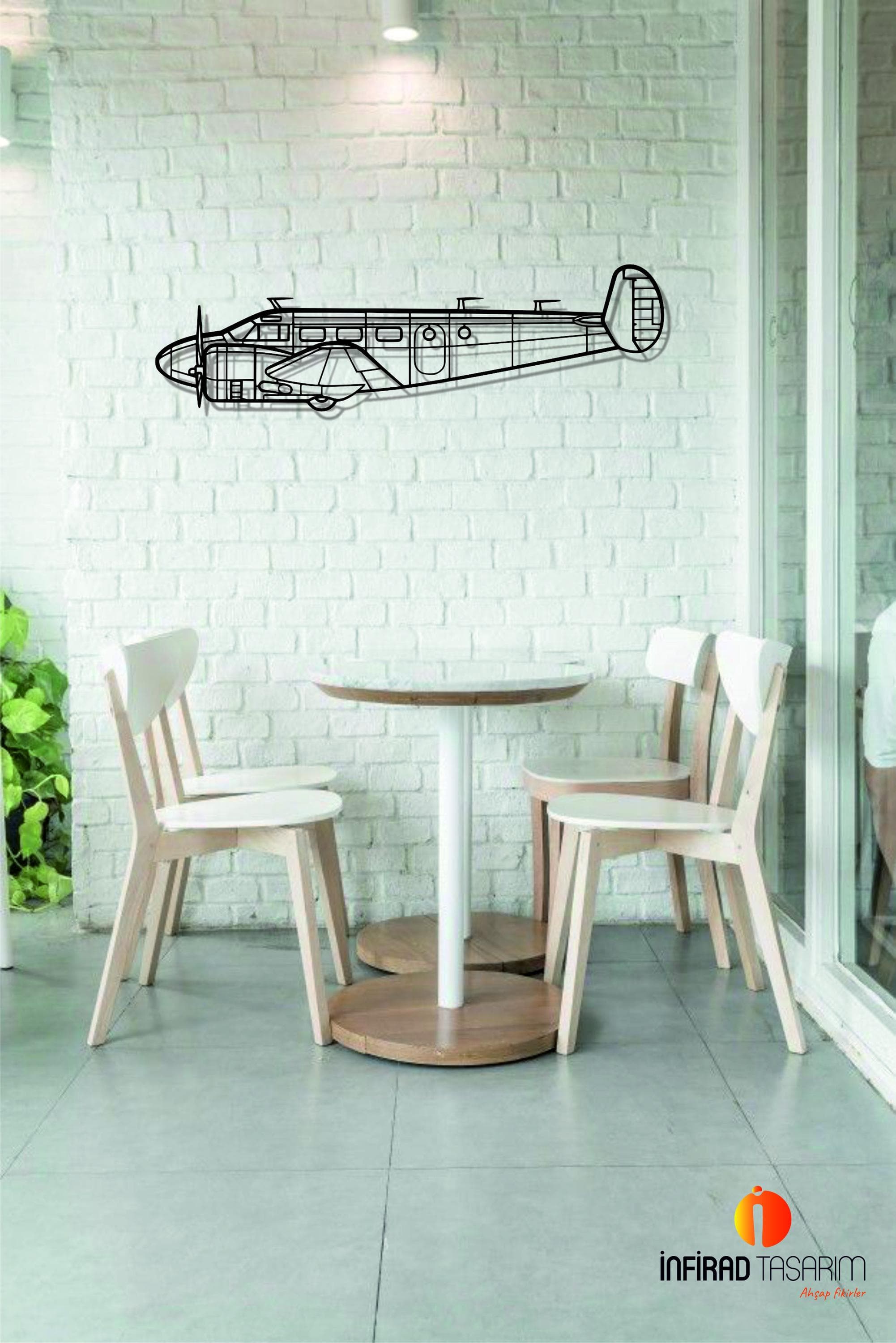 C45-H Expeditor Airplanes Metal Wall Art | Airplanes Wall Art | Airplanes Home Decor l Gift Metal Decor l Minimalist Decor - image 5