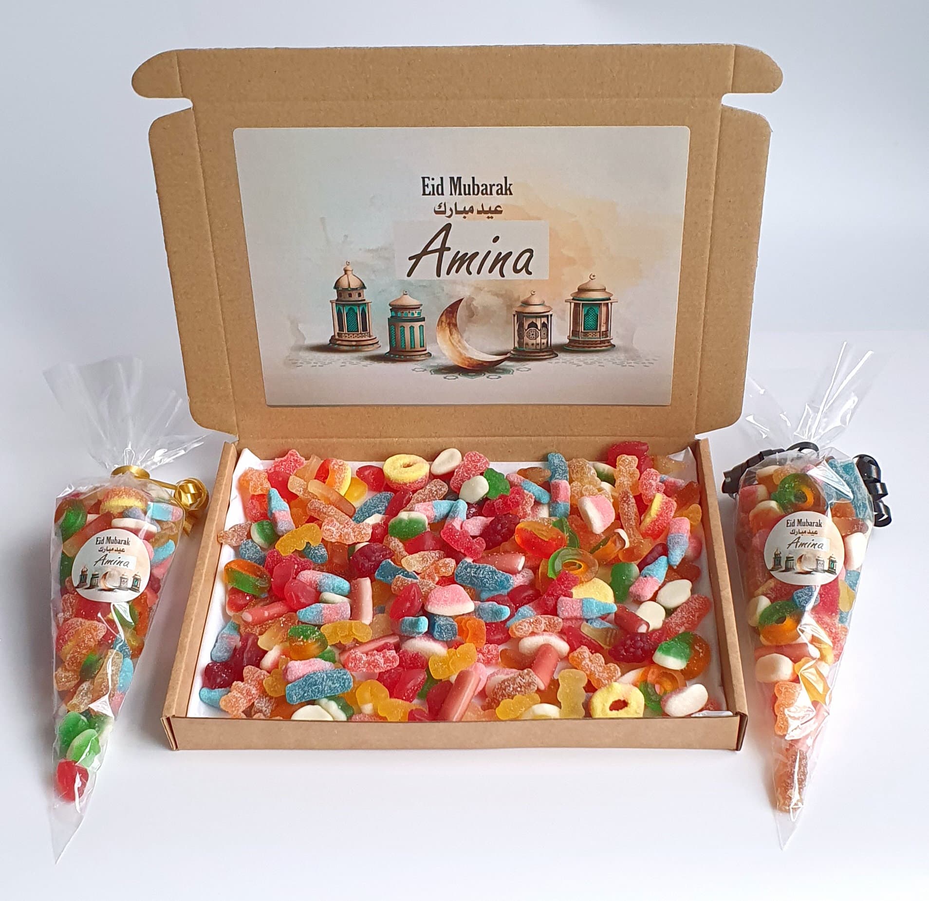 Eid Mubarak Sweet Box | Ramadan Mubarak Sweet Box | Ramadan Gifts | Eid Gifts | Sweets Gift Box | Halal Sweets