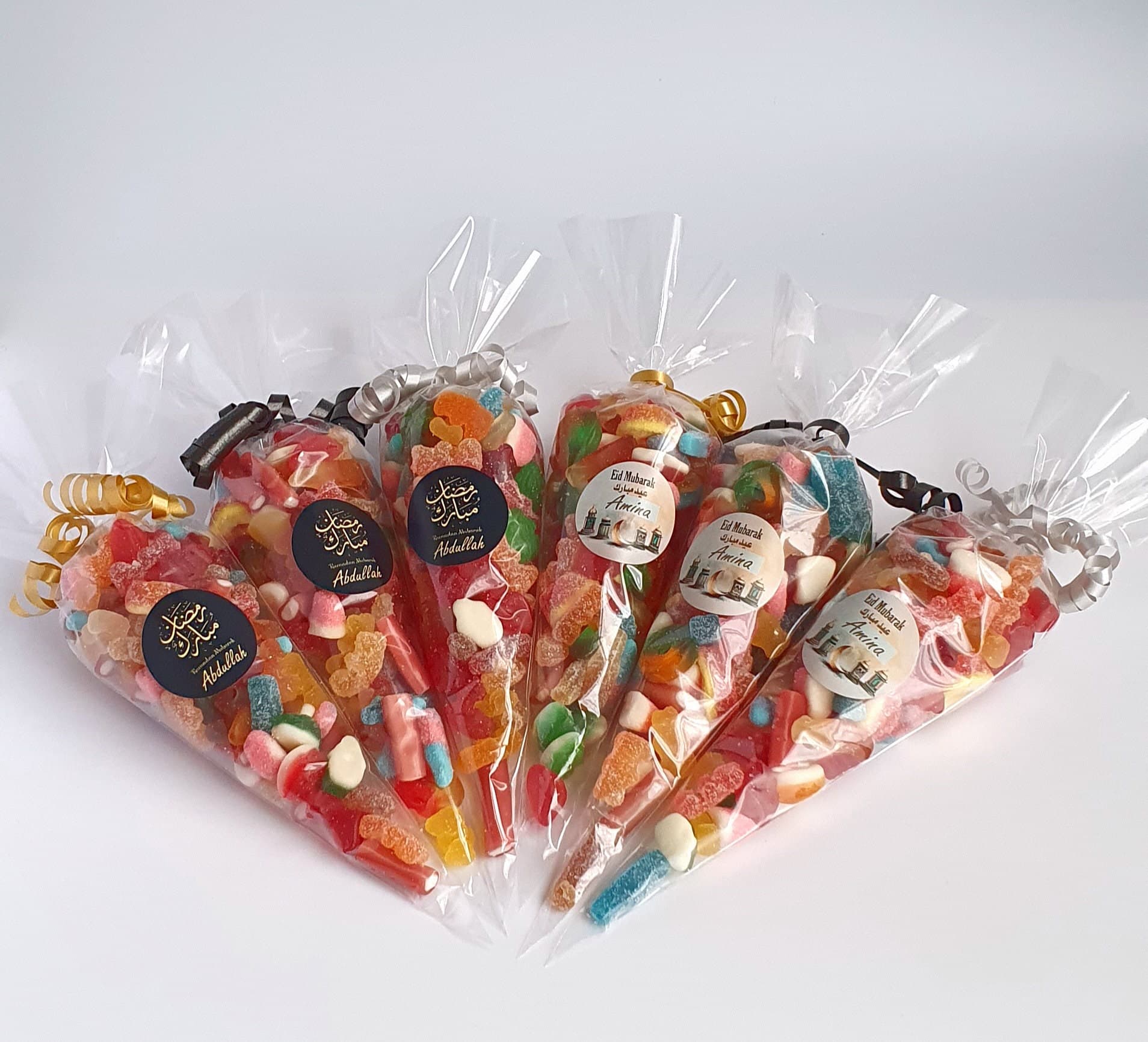 Eid Mubarak Halal Sweet Cones | Ramadan Gift with Personalised Sticker - image 3