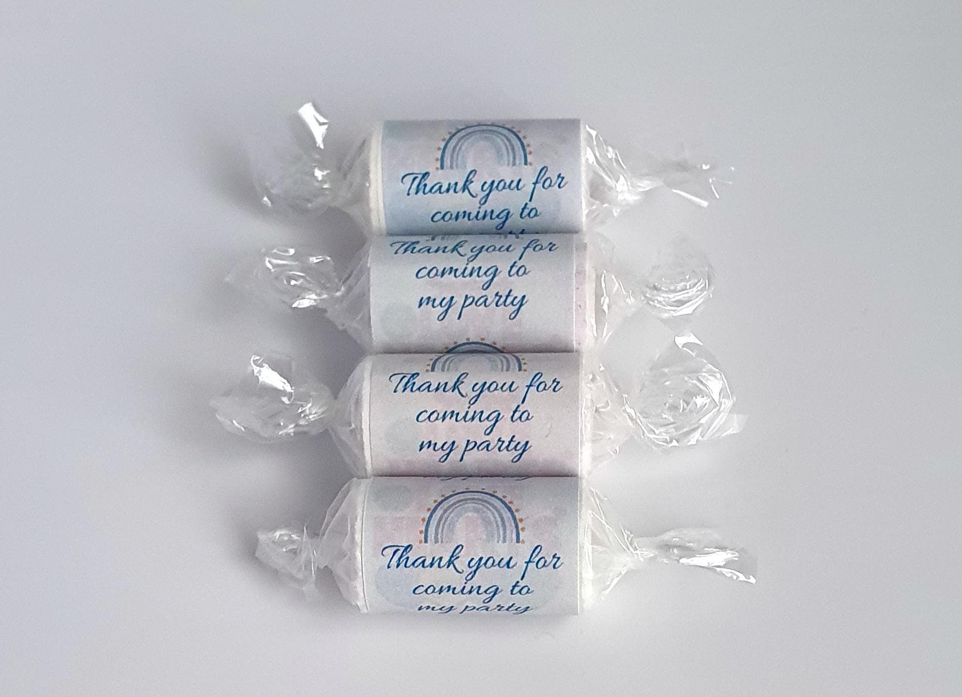 Love Heart Sweets | Personalised sticker | Blue Theme | Wedding | Baby Shower | Birthday Party Favours | Swizzels Love Hearts | Vegan Sweets