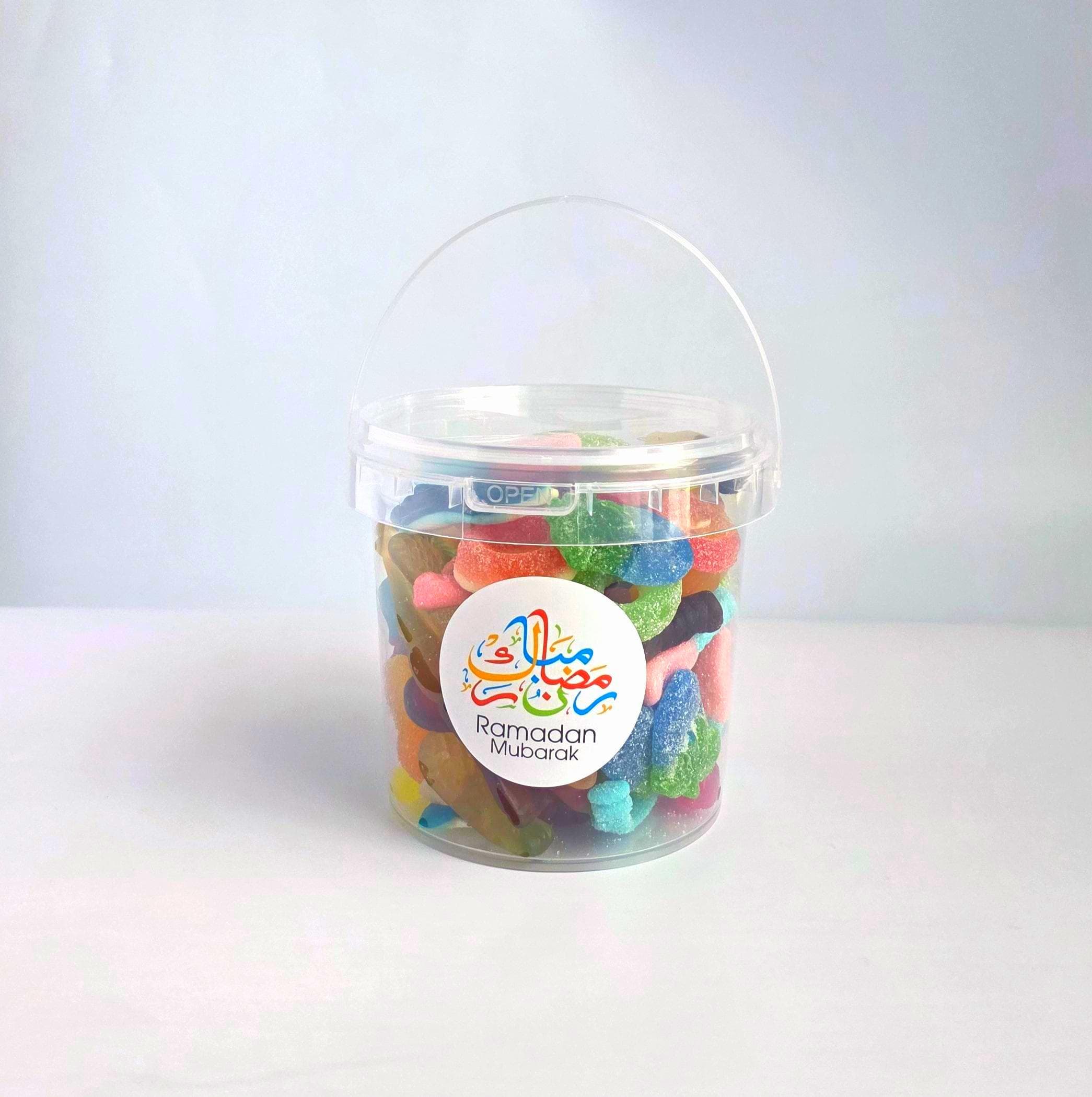 Eid and Ramadan Mubarak Sweet Buckets | 650g Mixed Halal Sweets Gift | Ramadan Treat Box | Eid Gifts For Kids And Family - image 5