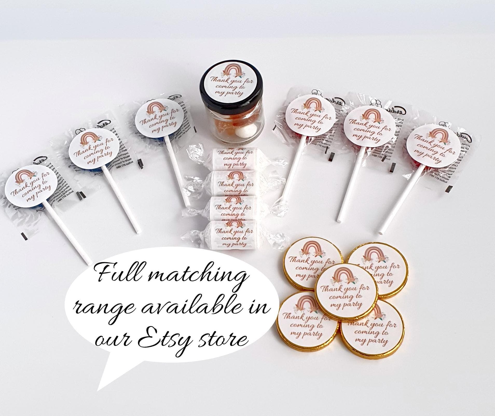 Brown Personalised Chocolate Coins | Wedding Favours | Baby Shower | Birthday Party | Chocolate Favours|   Bridal Shower| Goodie Bag Fillers - image 3
