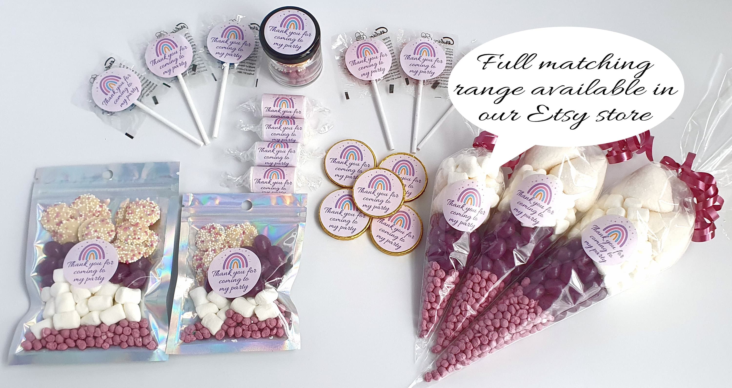Personalised Lollies/Lollipops | Vegan Lollipops | Purple Themed Sticker | Wedding Favours | Baby Shower | Birthday Party Favours | Sweets - image 4